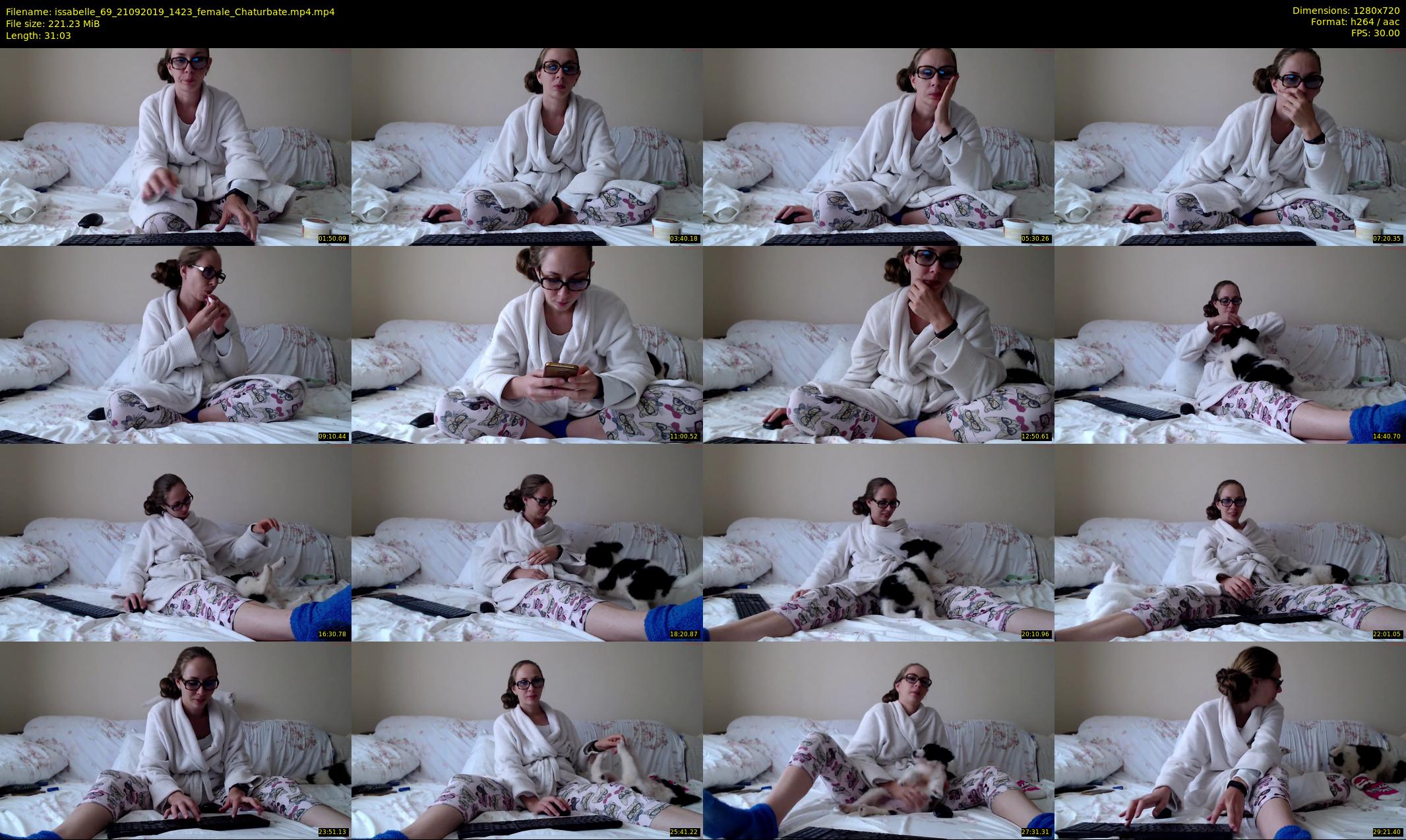 issabelle_69 — 32 minute Chaturbate couple cam show recording, 720p, Sep 21, 2019
