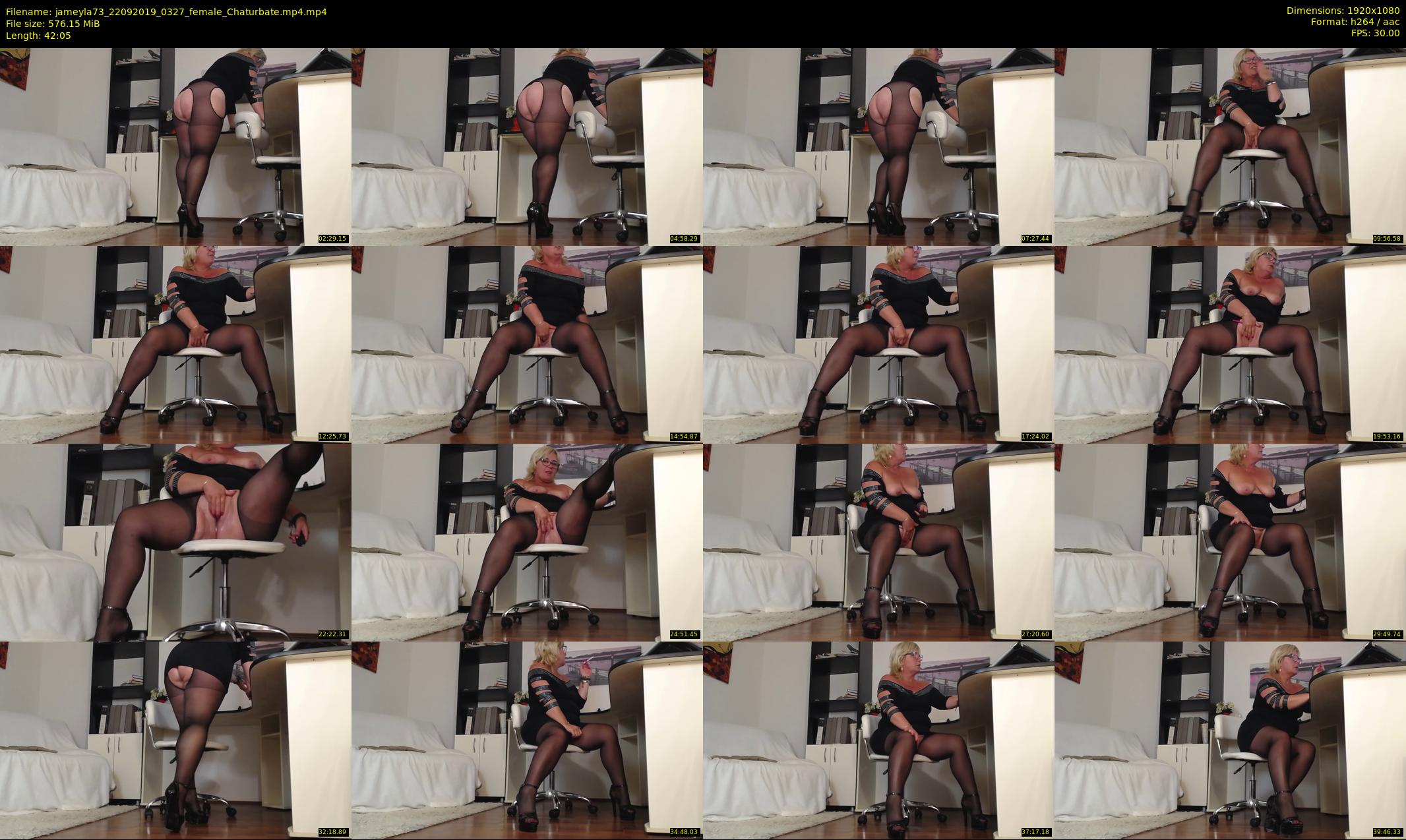 jameyla73 — 43 minute Chaturbate female cam show recording, 1080p, Sep 22, 2019