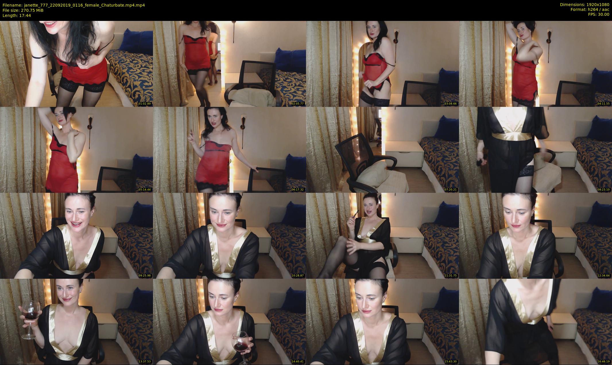 janette_777 — 18 minute Chaturbate female cam show recording, 1080p, Sep 22, 2019