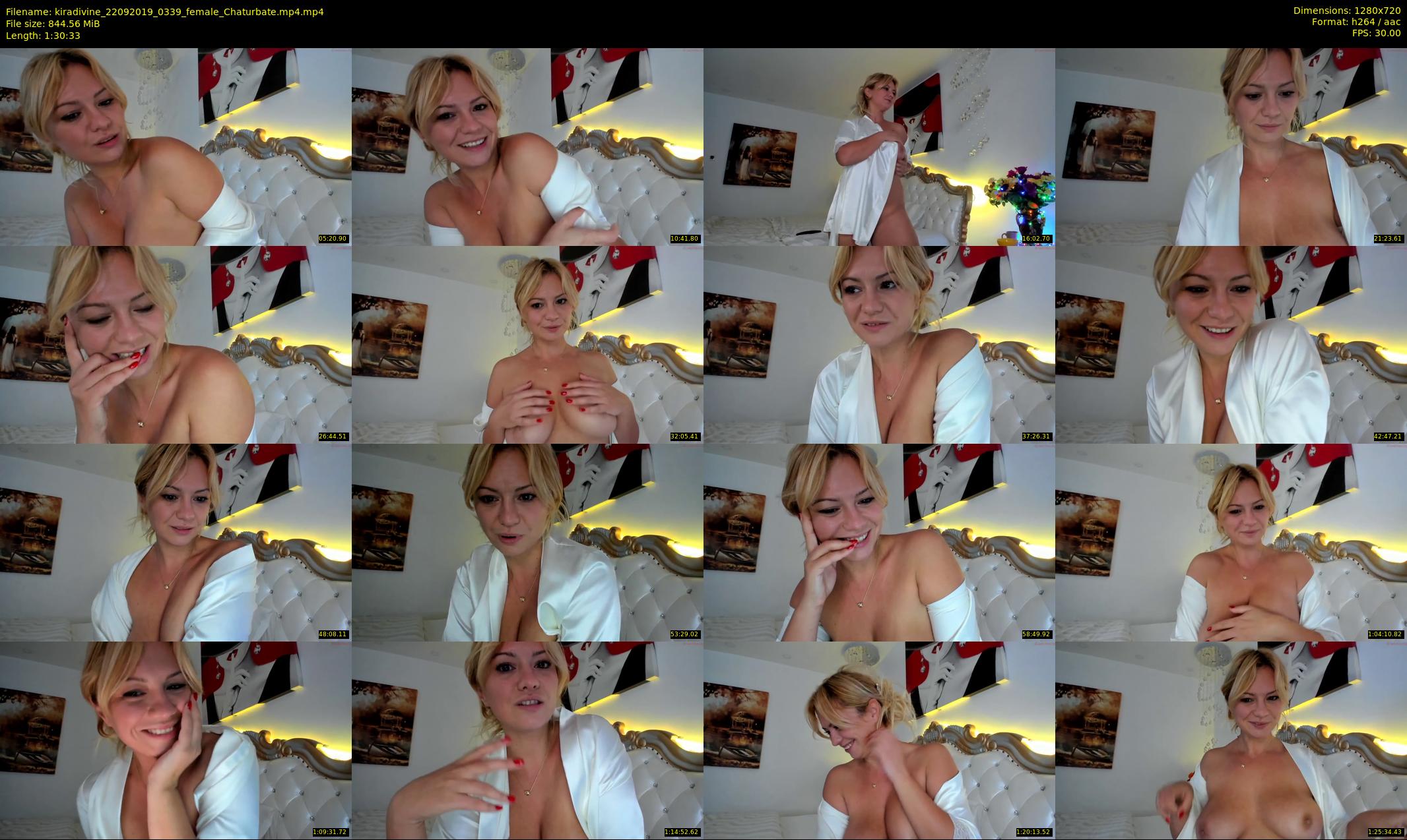 kiradivine — 91 minute Chaturbate female cam show recording, 720p, Sep 22, 2019