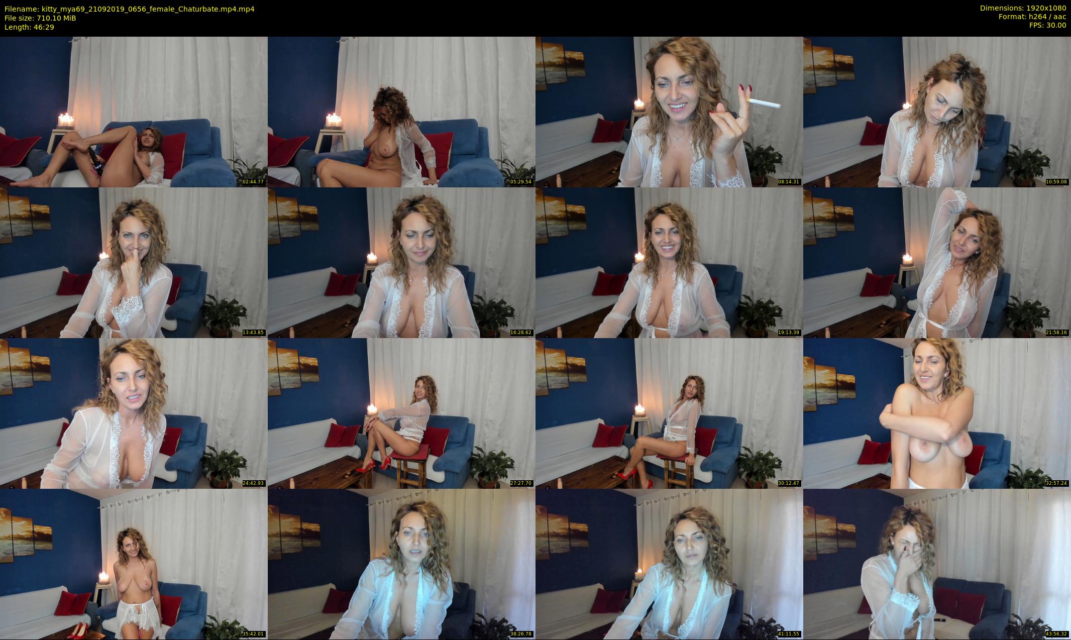 kitty_mya69 — 47 minute Chaturbate female cam show recording, 1080p, Sep 21, 2019