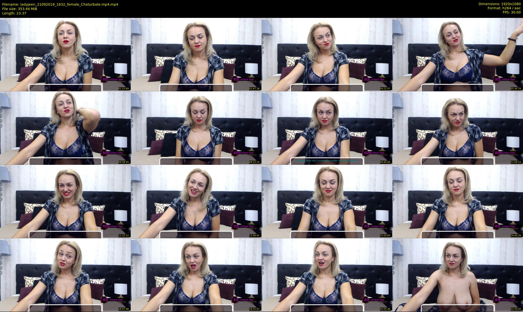 ladyjeen — 24 minute Chaturbate female cam show recording, 1080p, Sep 21, 2019