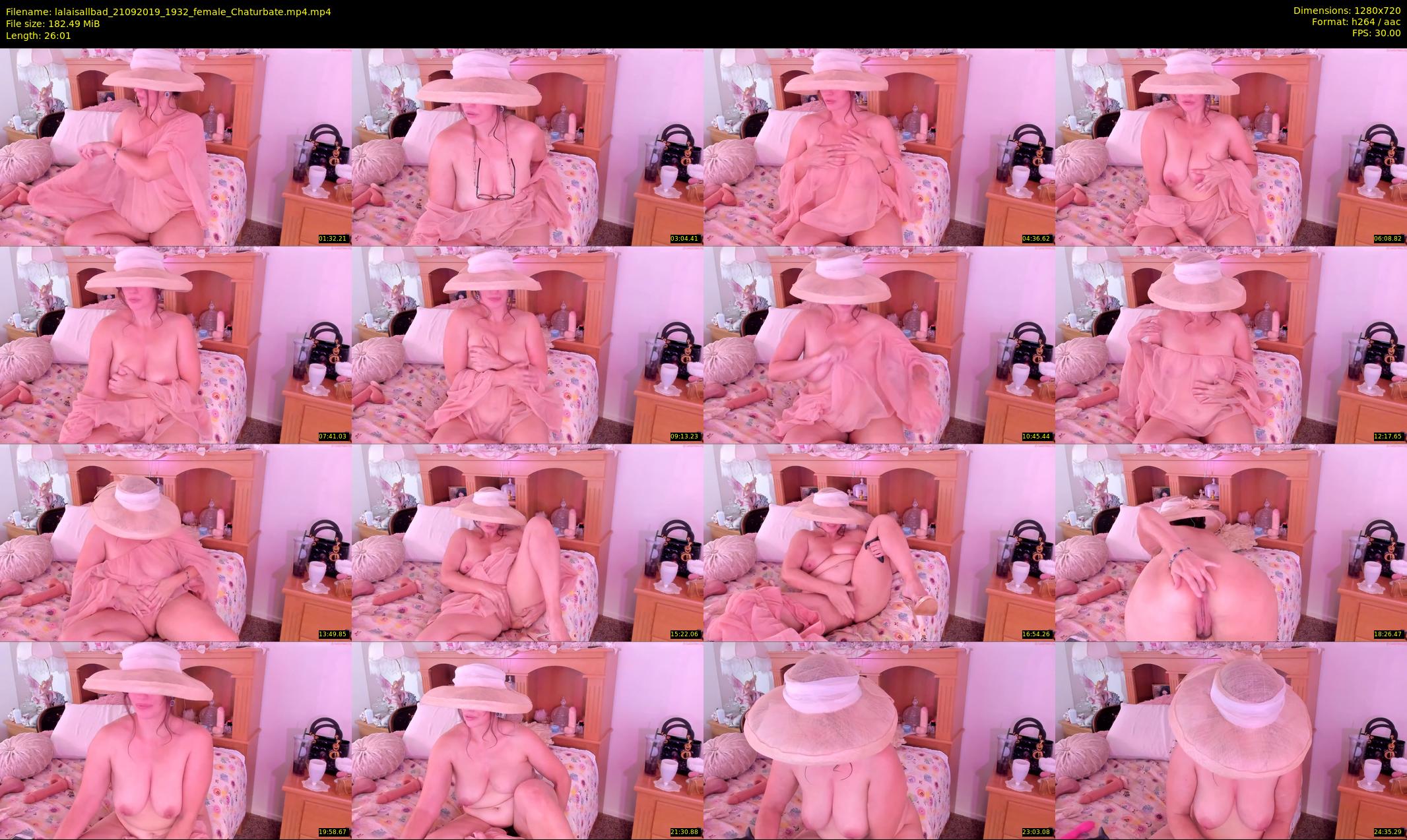 lalaisallbad — 27 minute Chaturbate female cam show recording, 720p, Sep 21, 2019