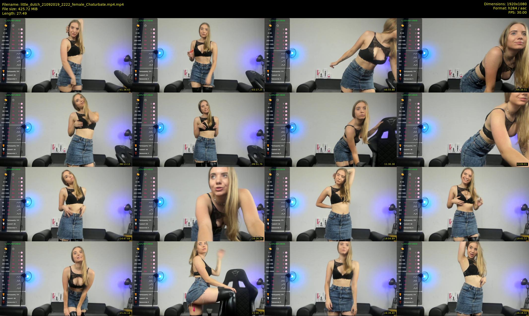 little_dutch — 28 minute Chaturbate female cam show recording, 1080p, Sep 21, 2019