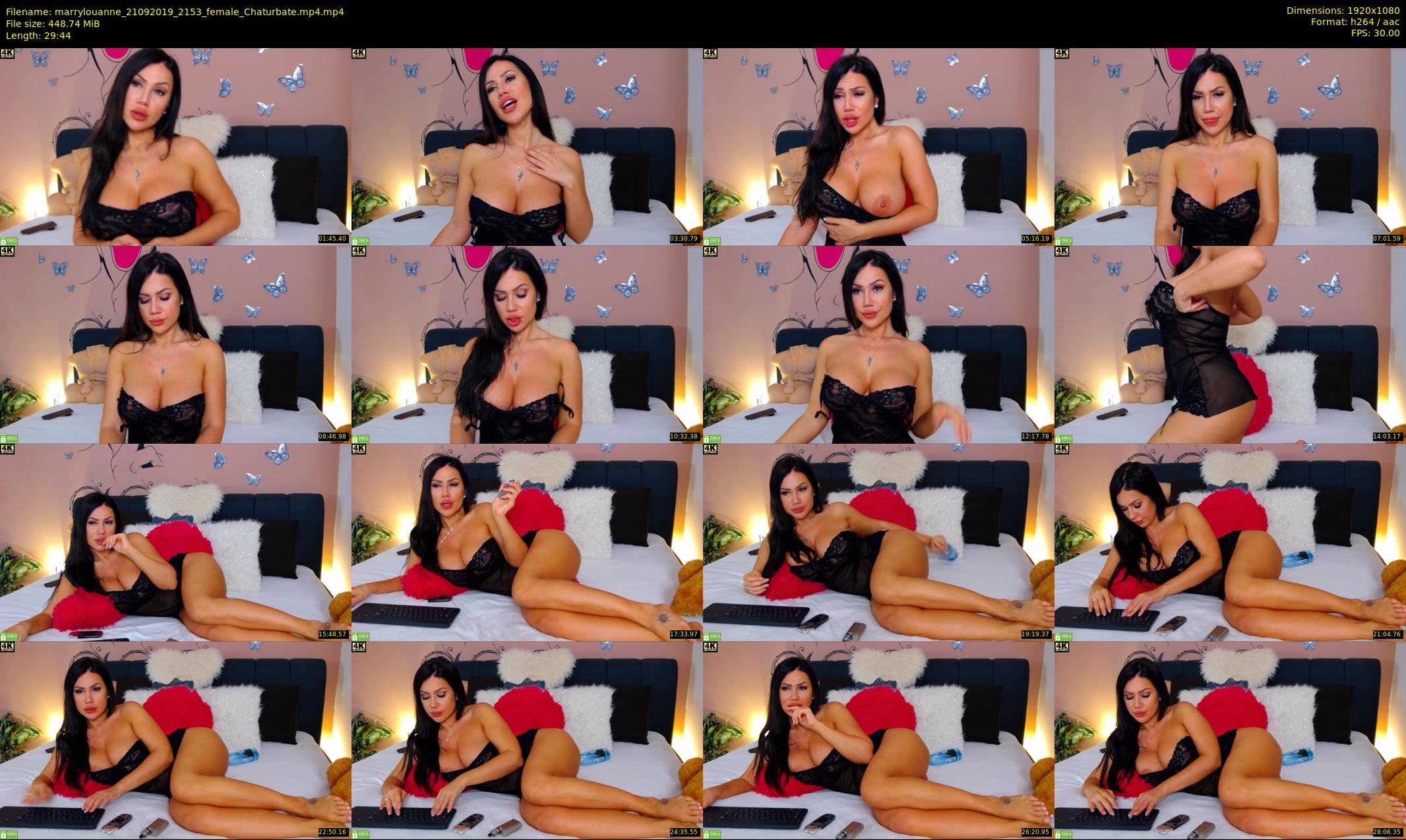 marrylouanne — 30 minute Chaturbate female cam show recording, 1080p, Sep 21, 2019