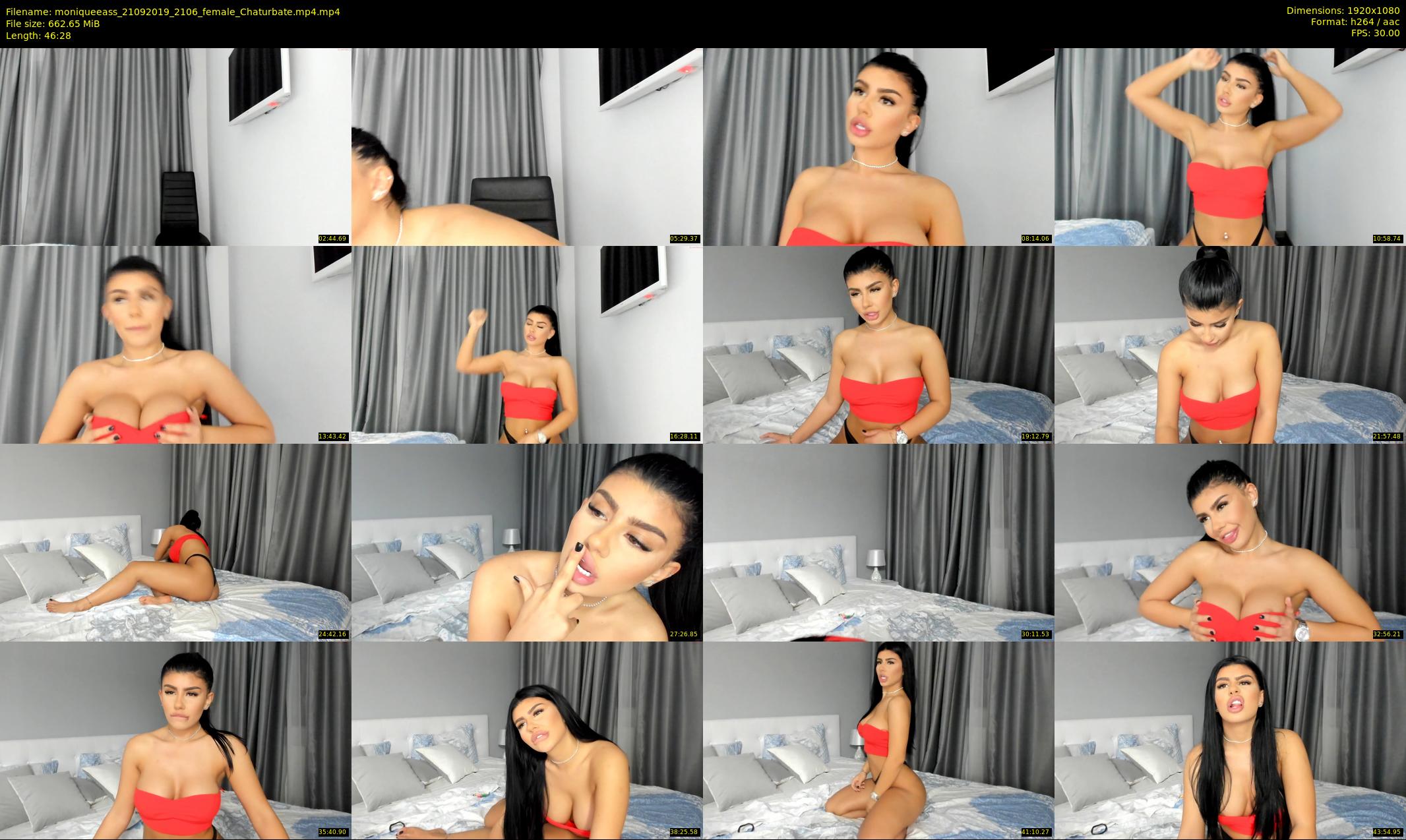 moniqueeass — 47 minute Chaturbate female cam show recording, 1080p, Sep 21, 2019