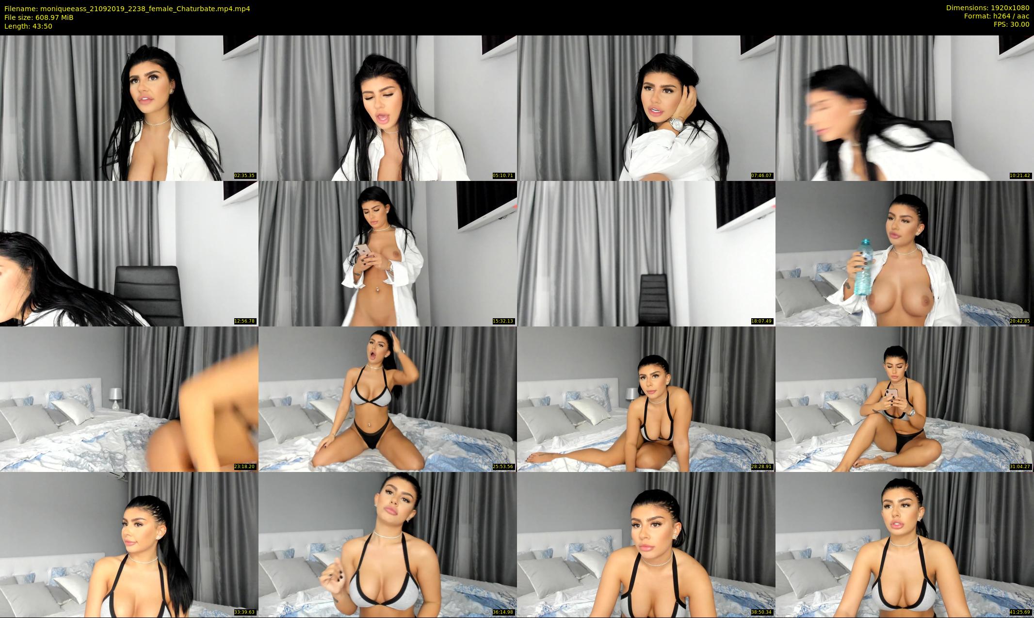 moniqueeass — 44 minute Chaturbate female cam show recording, 1080p, Sep 21, 2019