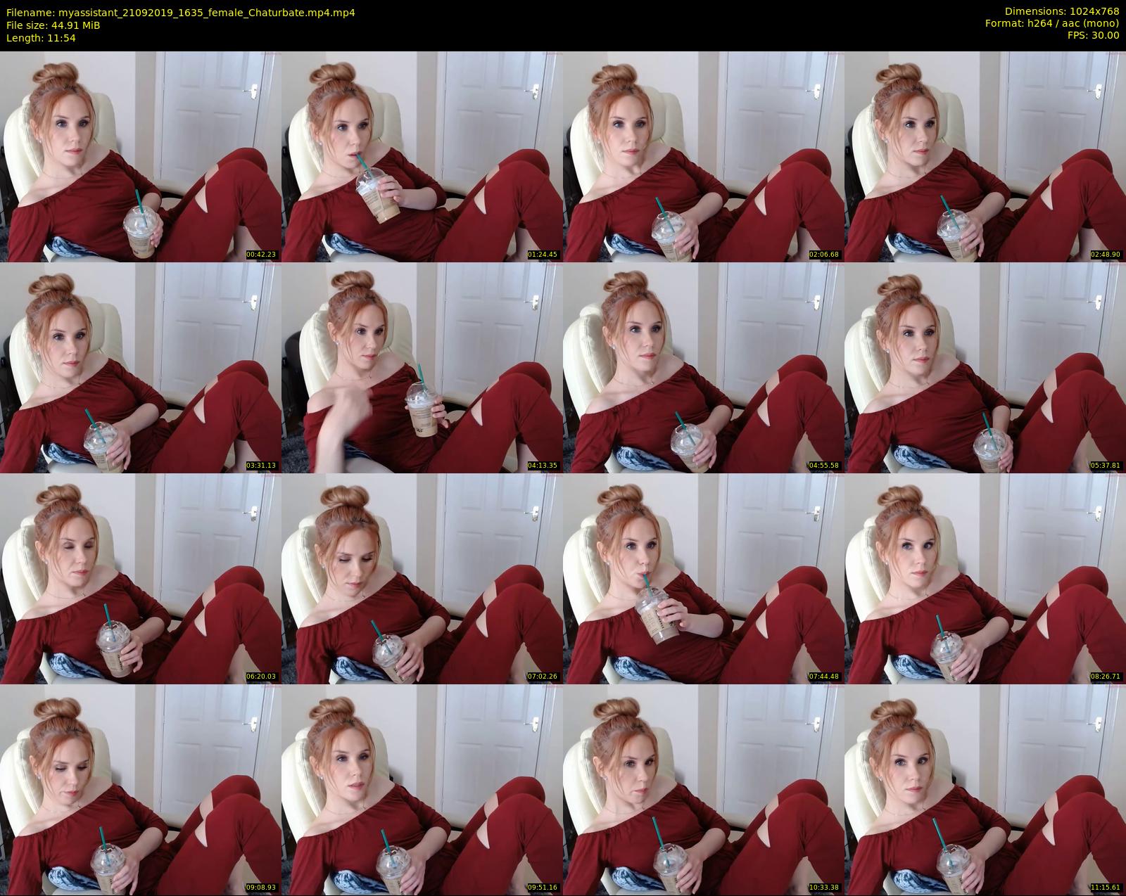 myassistant — 12 minute Chaturbate female cam show recording, 720p, Sep 21, 2019