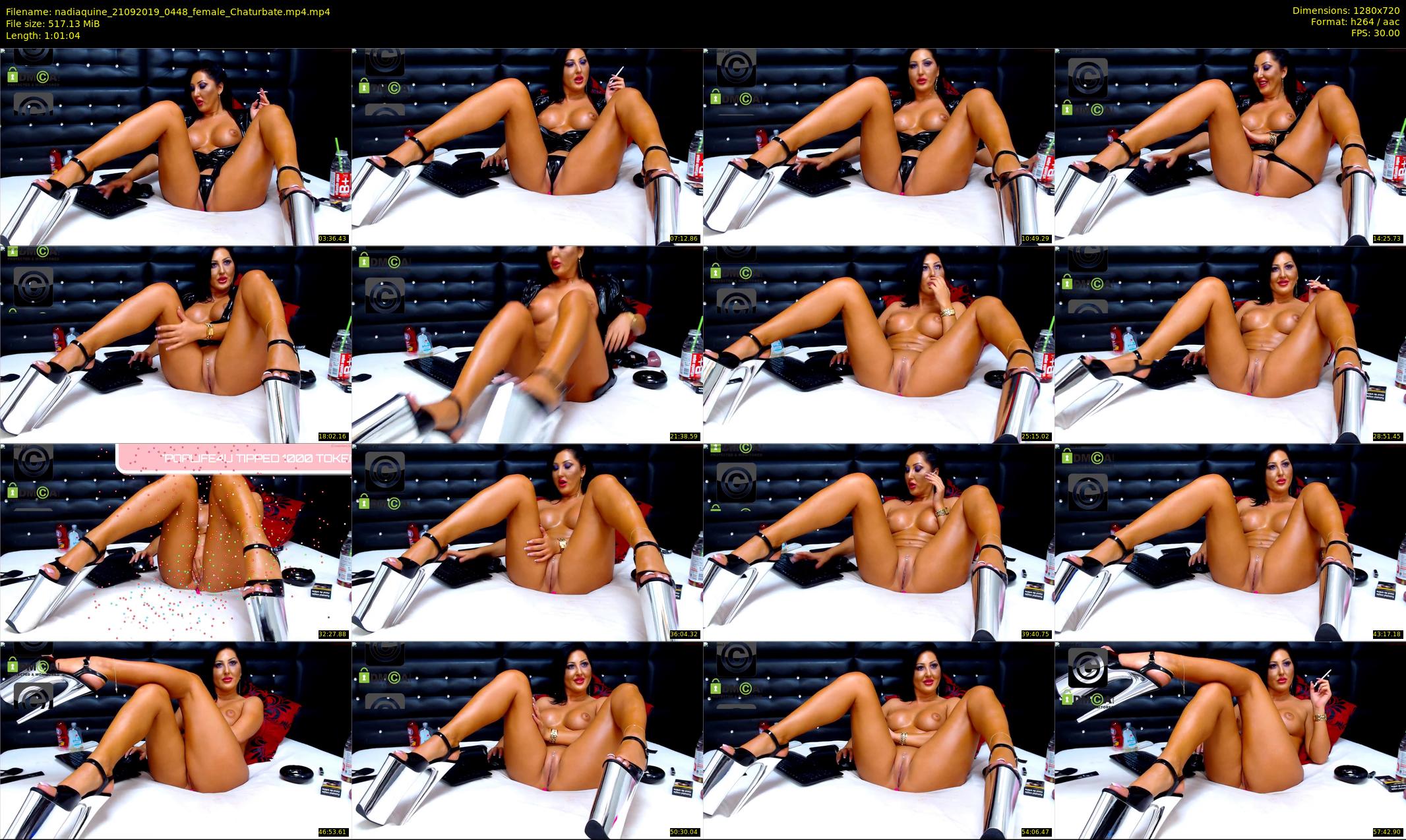 nadiaquine — 62 minute Chaturbate female cam show recording, 720p, Sep 21, 2019