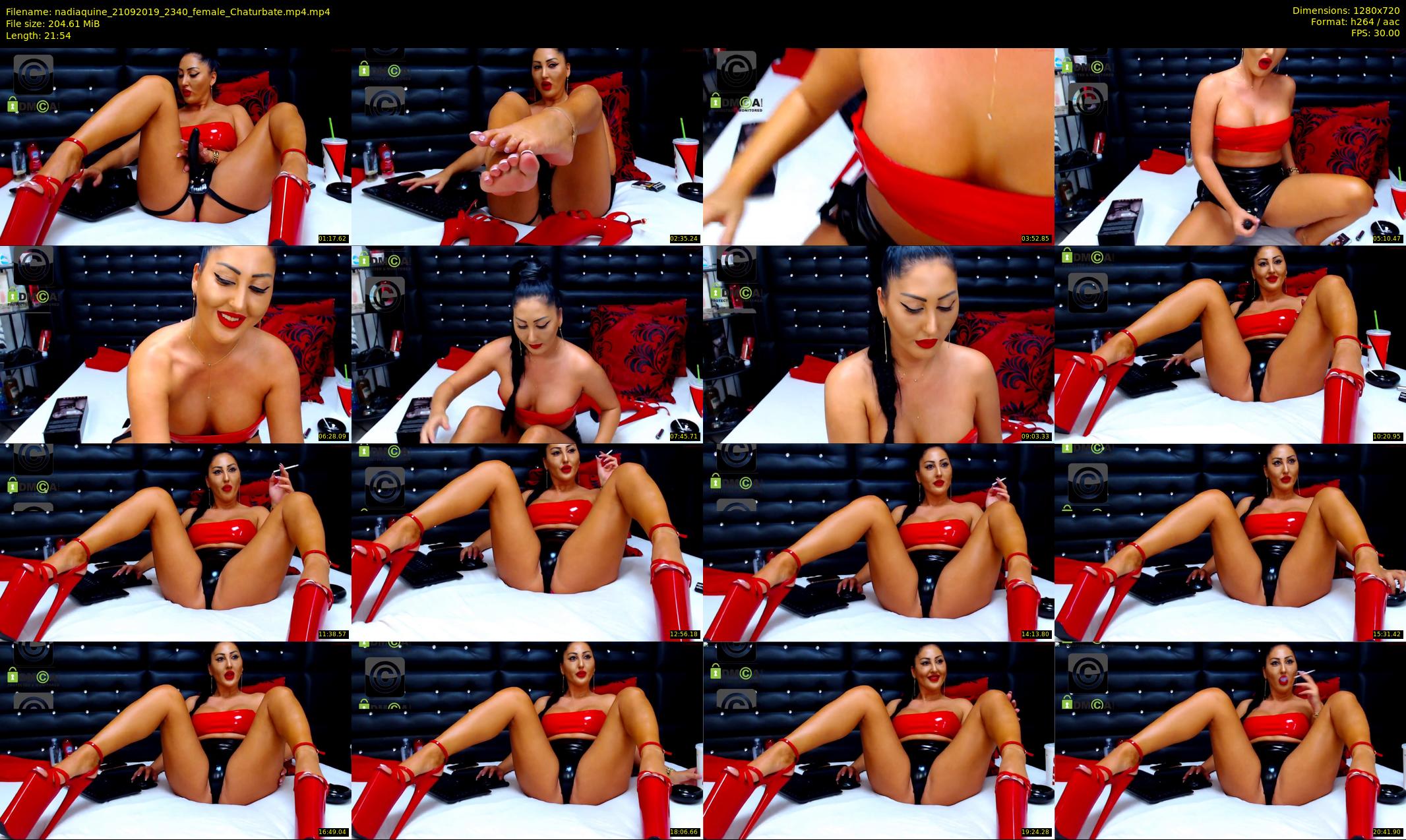 nadiaquine — 22 minute Chaturbate female cam show recording, 720p, Sep 21, 2019