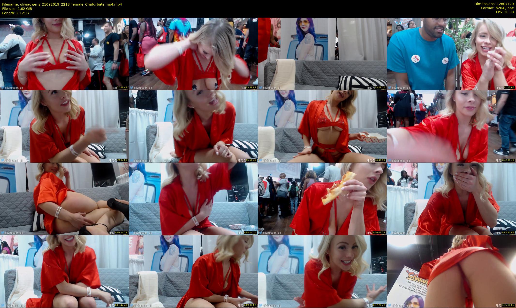 oliviaowens — 133 minute Chaturbate female cam show recording, 720p, Sep 21, 2019