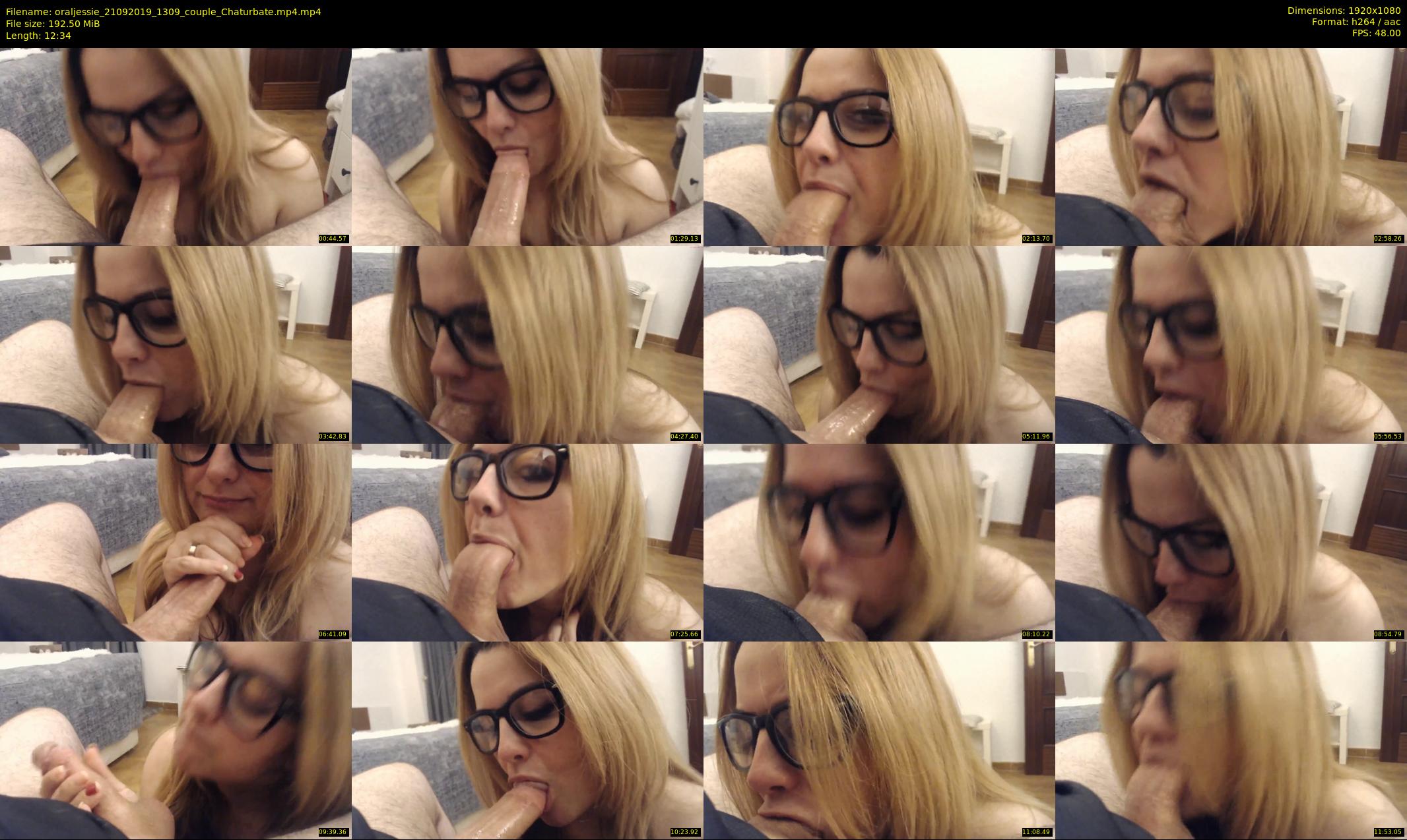 oraljessie — 13 minute Chaturbate couple cam show recording, 1080p, Sep 21, 2019