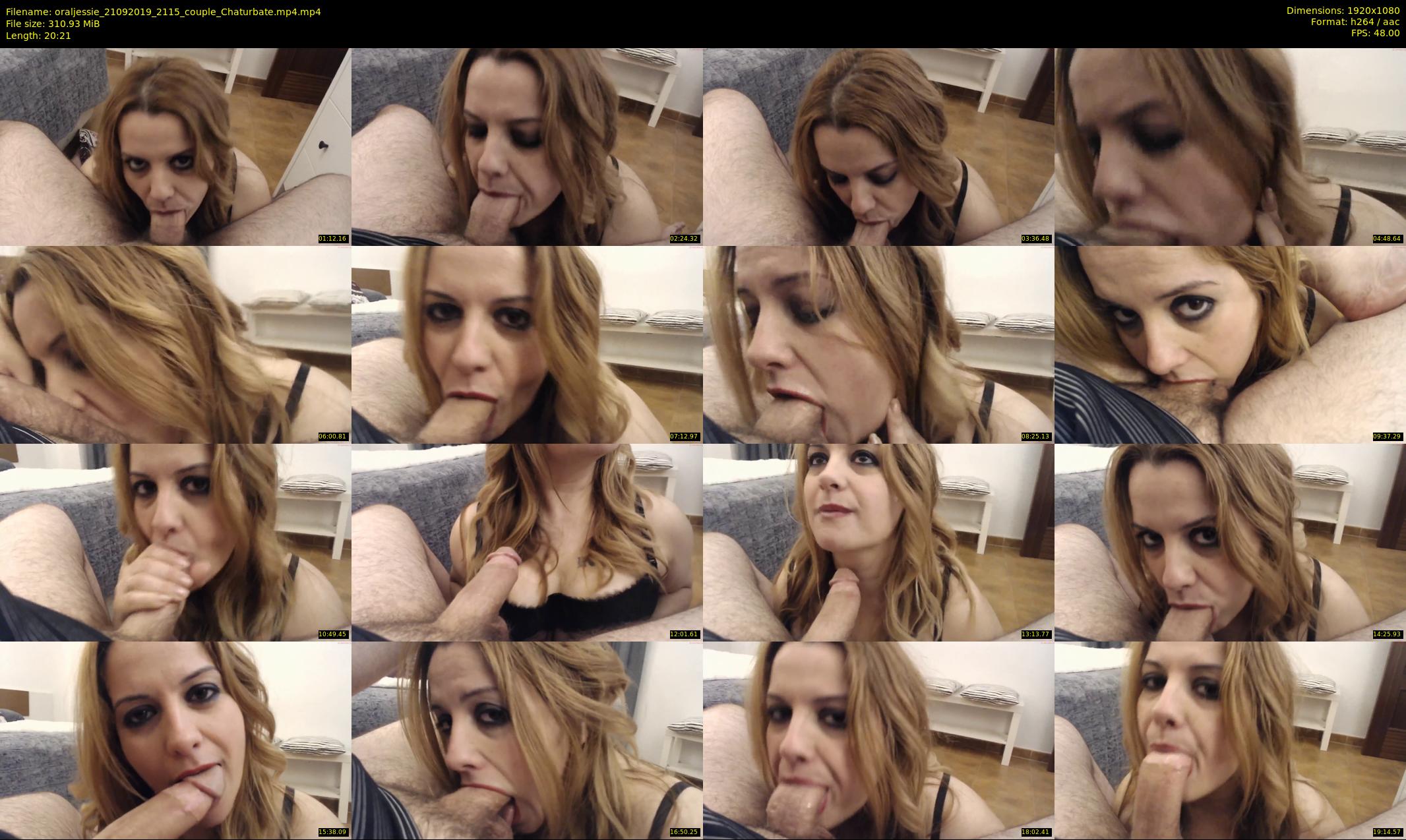 oraljessie — 21 minute Chaturbate couple cam show recording, 1080p, Sep 21, 2019
