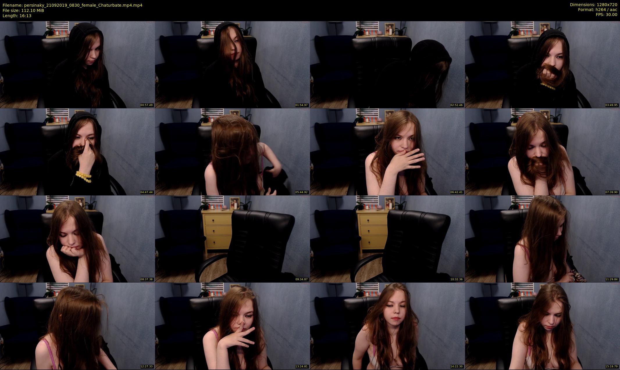 persinaky — 17 minute Chaturbate female cam show recording, 720p, Sep 21, 2019