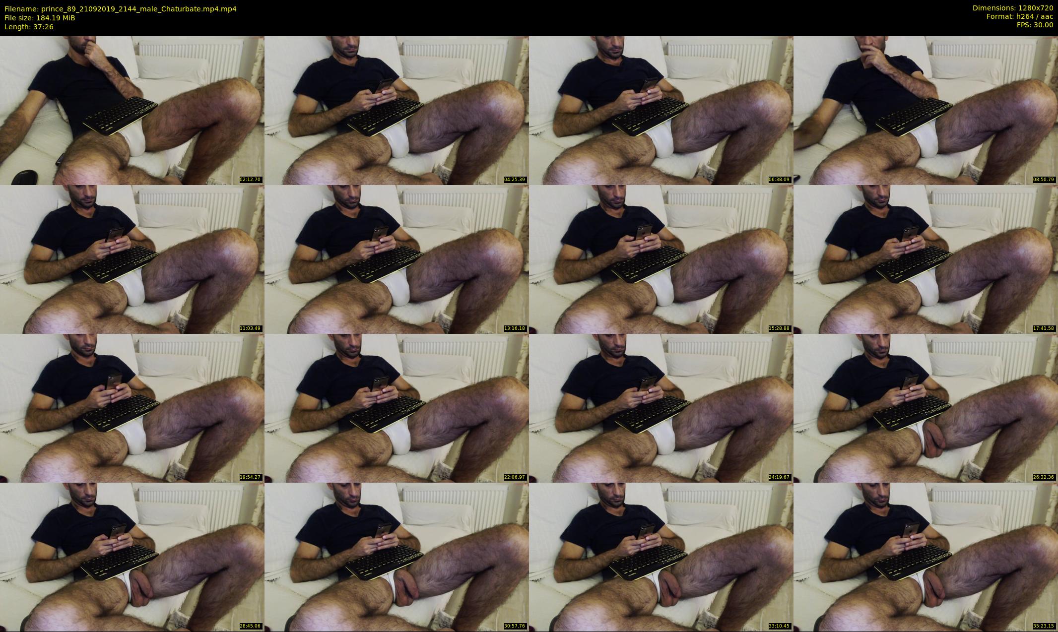 prince_89 — 38 minute Chaturbate male cam show recording, 720p, Sep 21, 2019