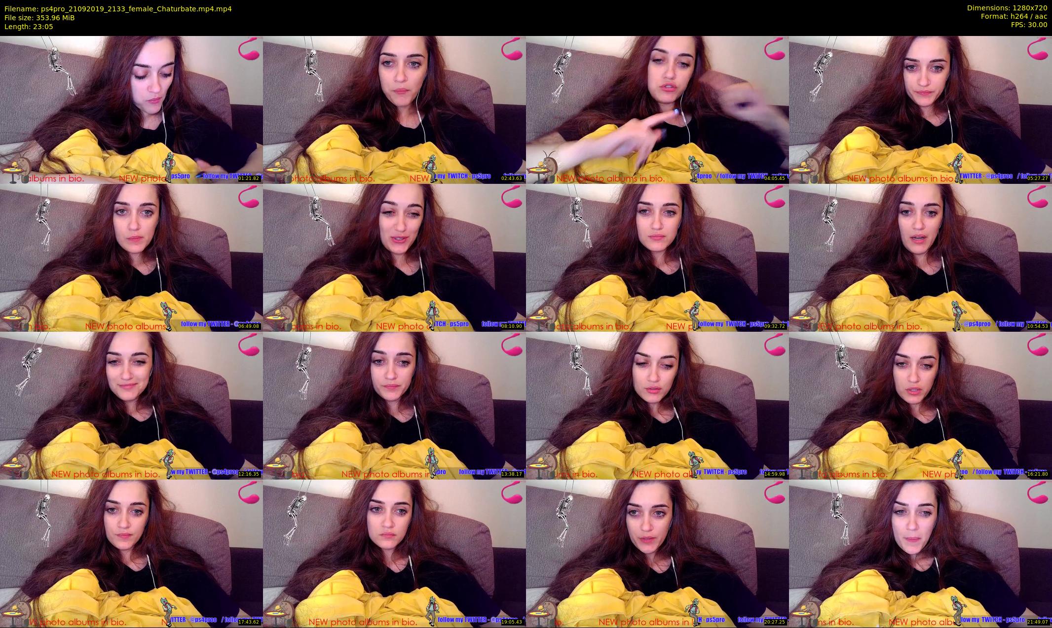 ps4pro — 24 minute Chaturbate female cam show recording, 720p, Sep 21, 2019