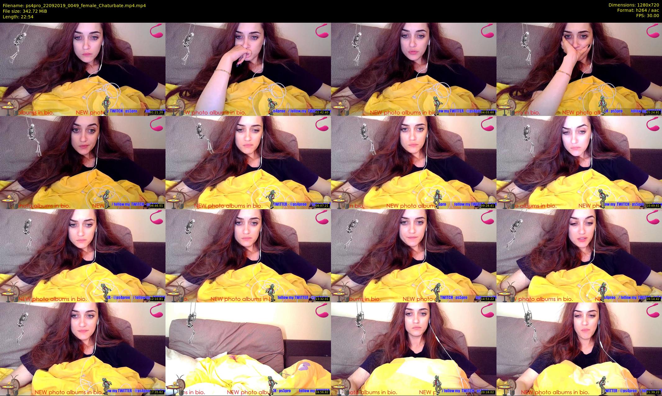 ps4pro — 23 minute Chaturbate female cam show recording, 720p, Sep 22, 2019