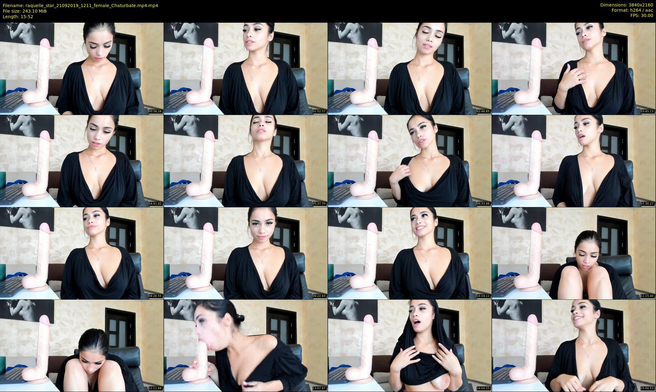 raquelle_star — 16 minute Chaturbate couple cam show recording, 4K, Sep 21, 2019