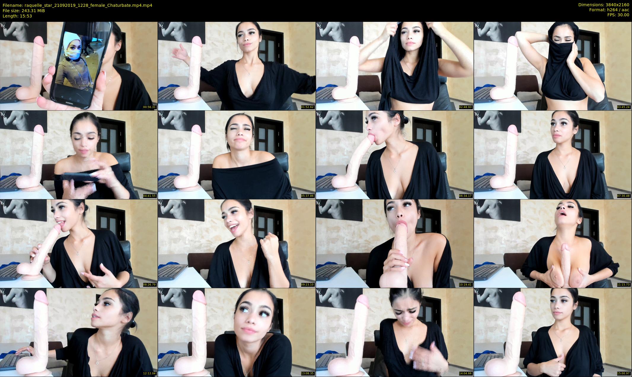raquelle_star — 16 minute Chaturbate couple cam show recording, 4K, Sep 21, 2019