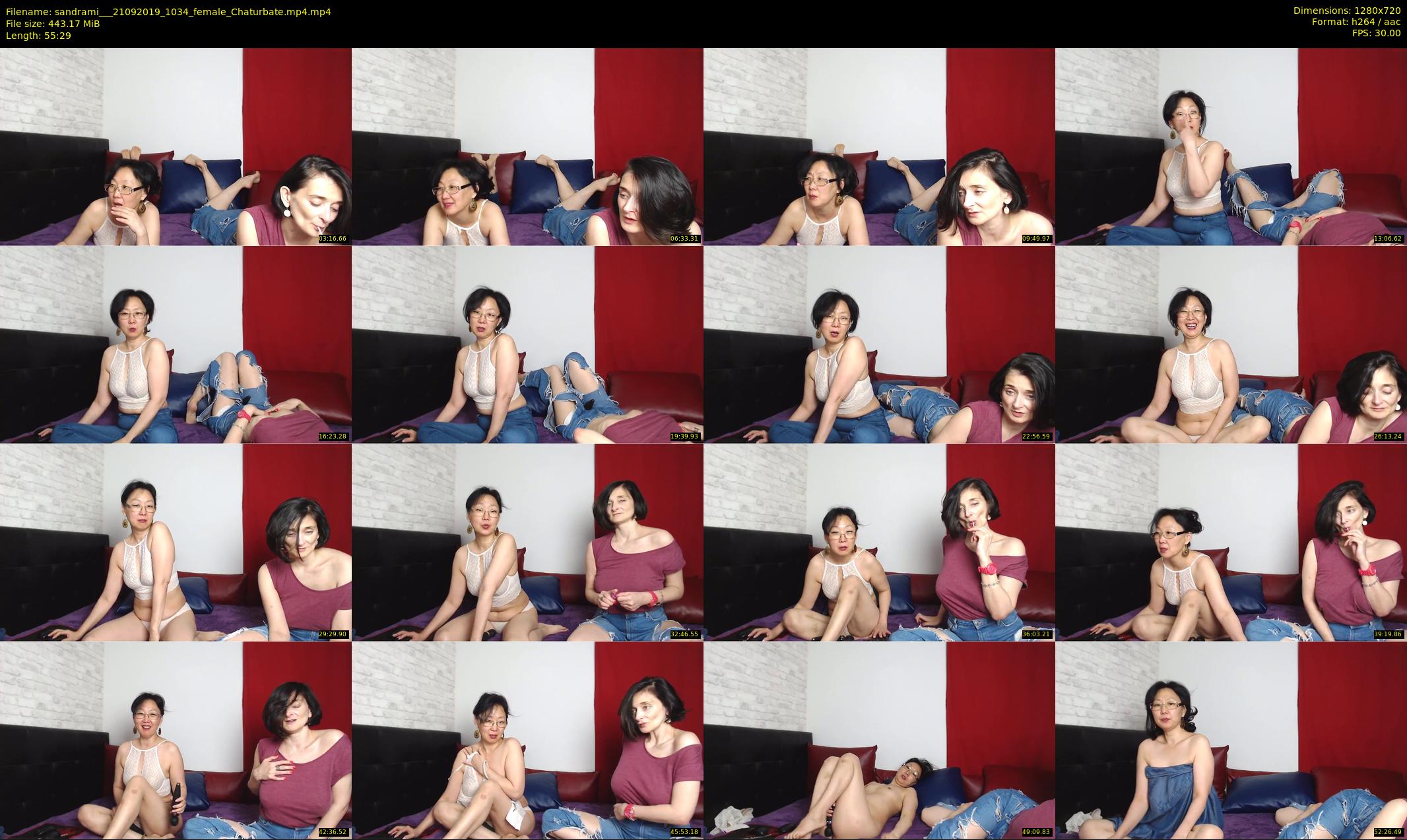 sandrami__ — 56 minute Chaturbate female cam show recording, 720p, Sep 21, 2019