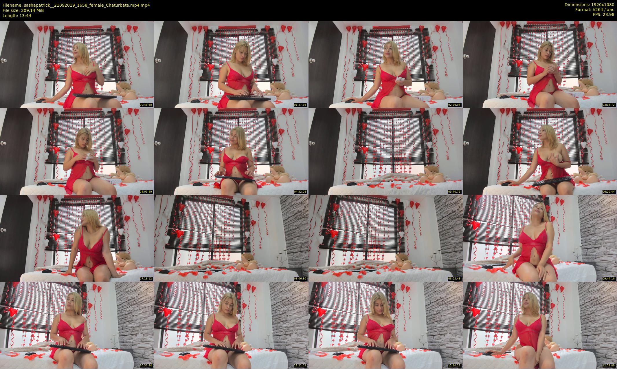 sashapatrick_ — 14 minute Chaturbate female cam show recording, 1080p, Sep 21, 2019