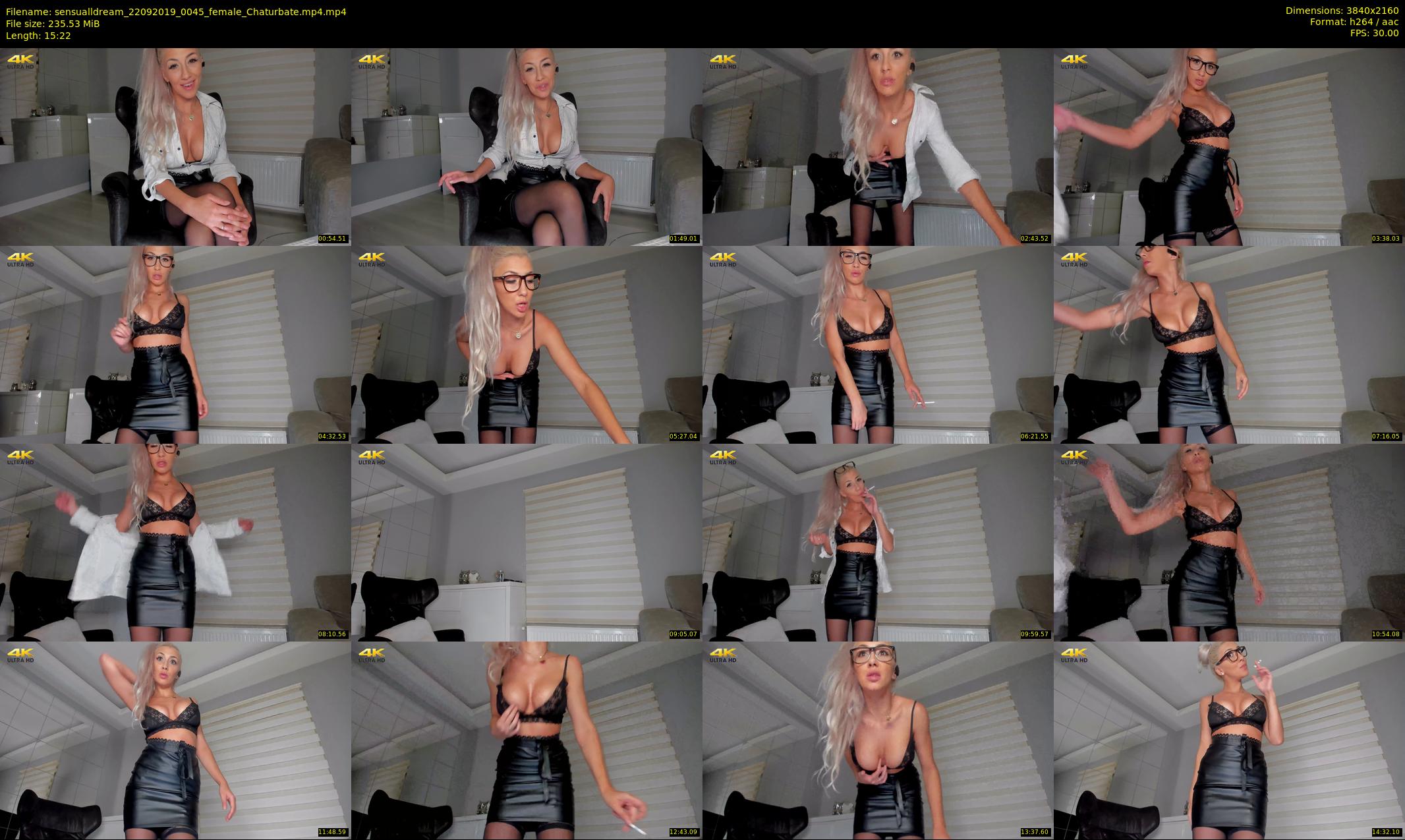 sensualldream — 16 minute Chaturbate female cam show recording, 4K, Sep 22, 2019