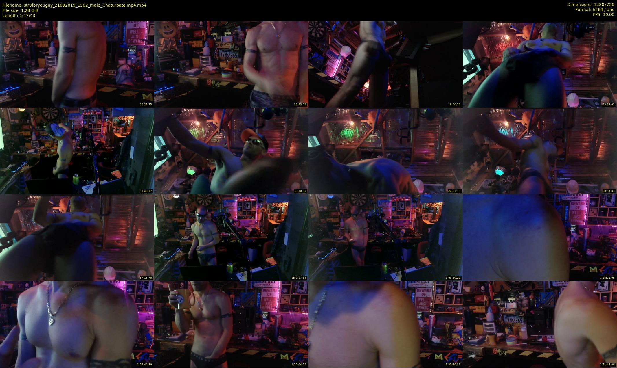str8foryouguy — 108 minute Chaturbate male cam show recording, 720p, Sep 21, 2019