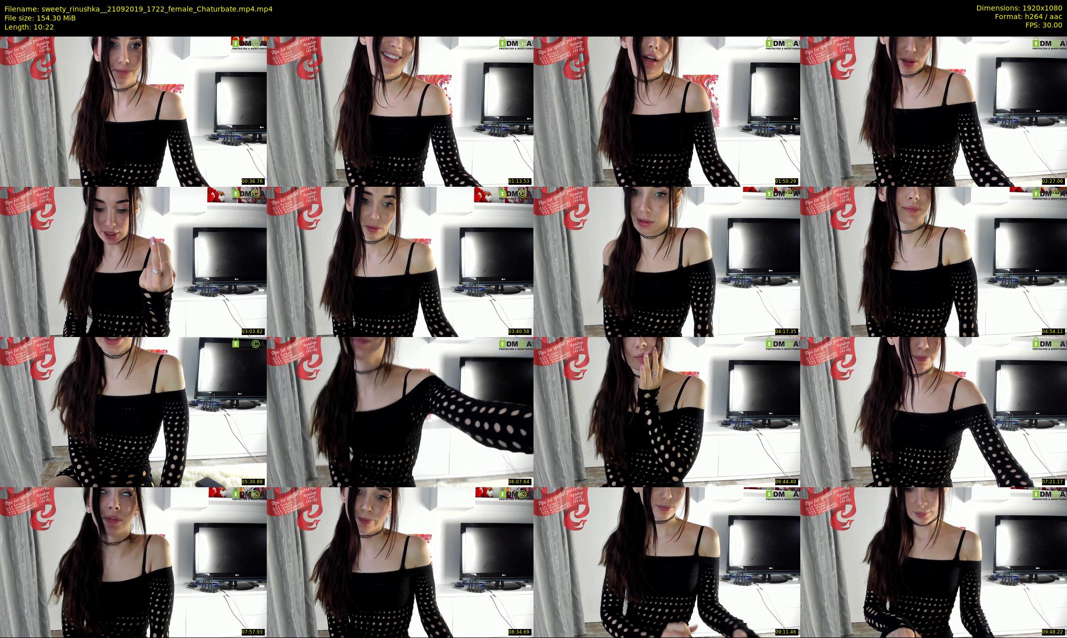 sweety_rinushka_ — 11 minute Chaturbate female cam show recording, 1080p, Sep 21, 2019
