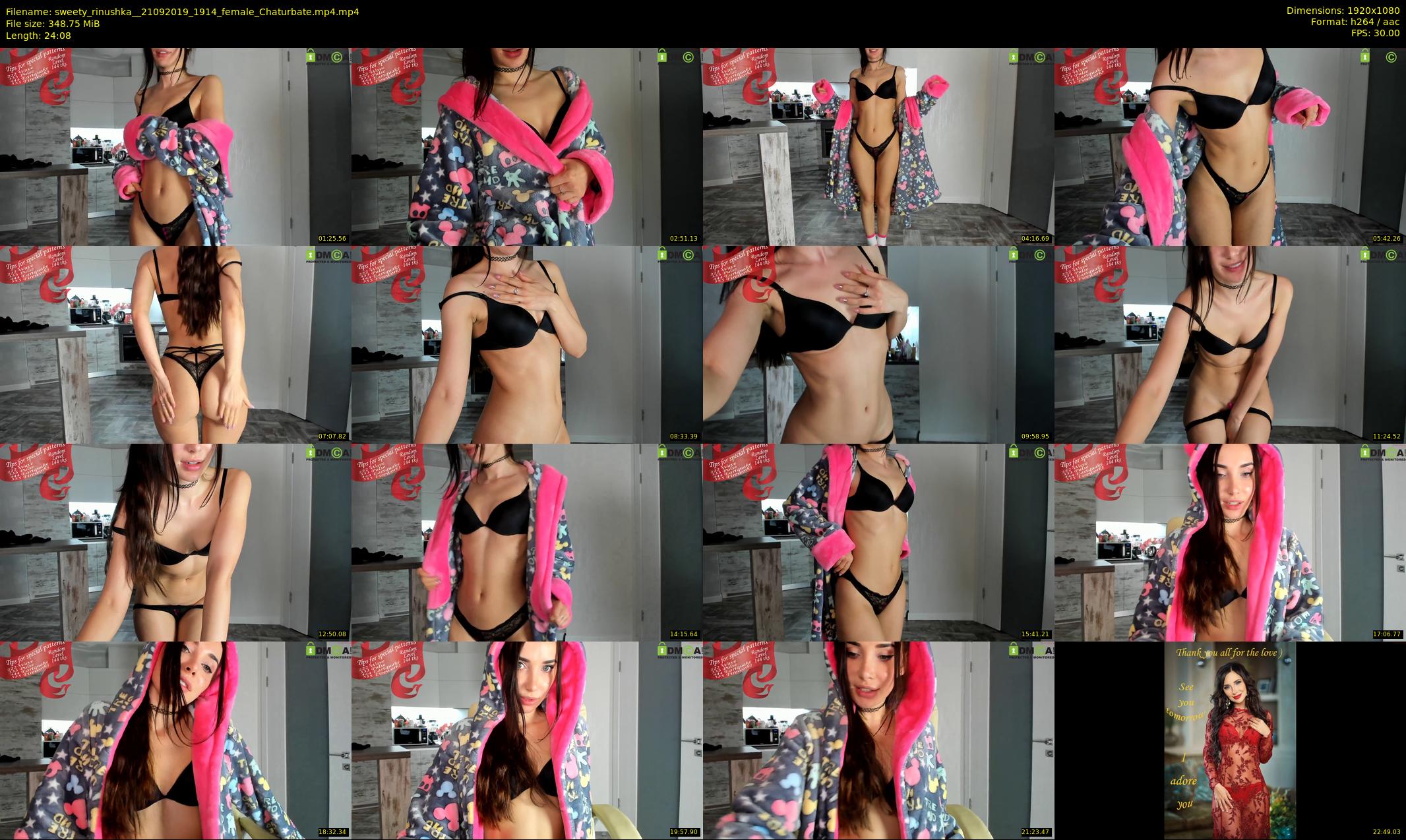 sweety_rinushka_ — 25 minute Chaturbate female cam show recording, 1080p, Sep 21, 2019
