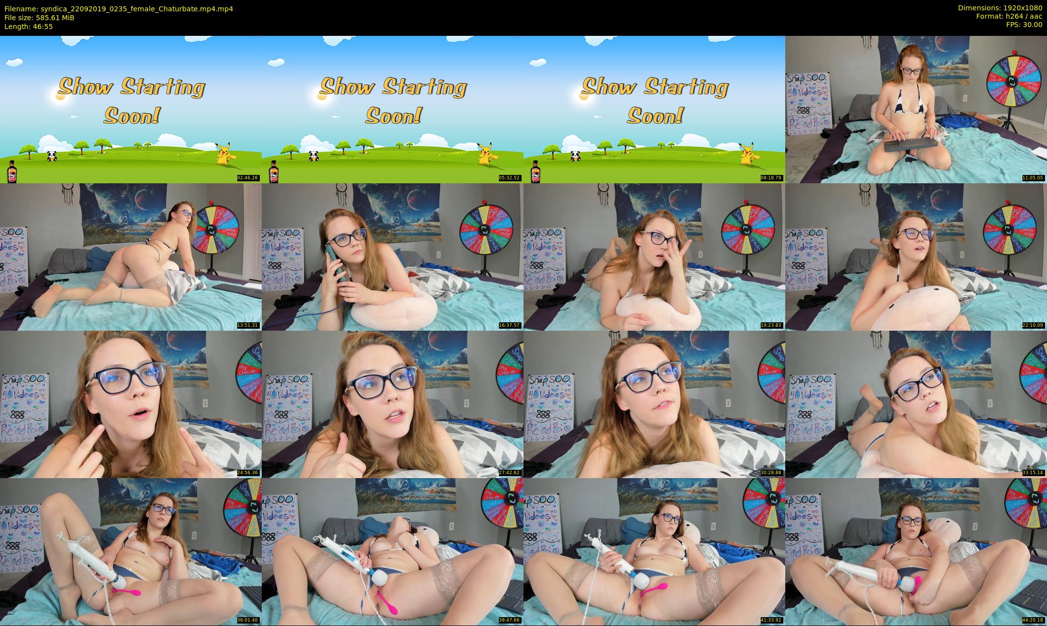 syndica — 47 minute Chaturbate female cam show recording, 1080p, Sep 22, 2019