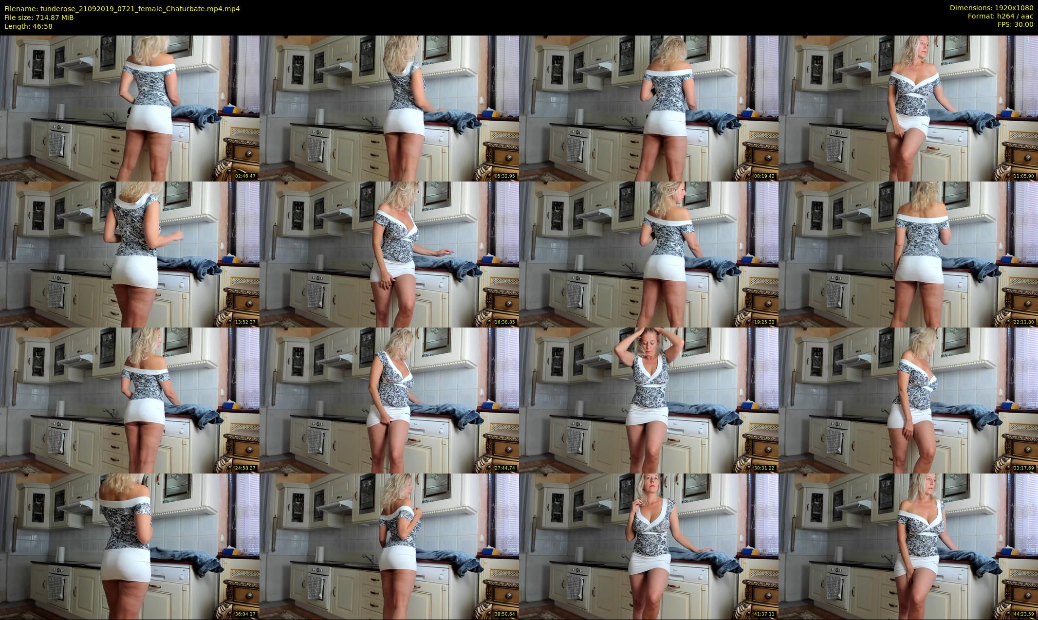 tunderose — 47 minute Chaturbate female cam show recording, 1080p, Sep 21, 2019