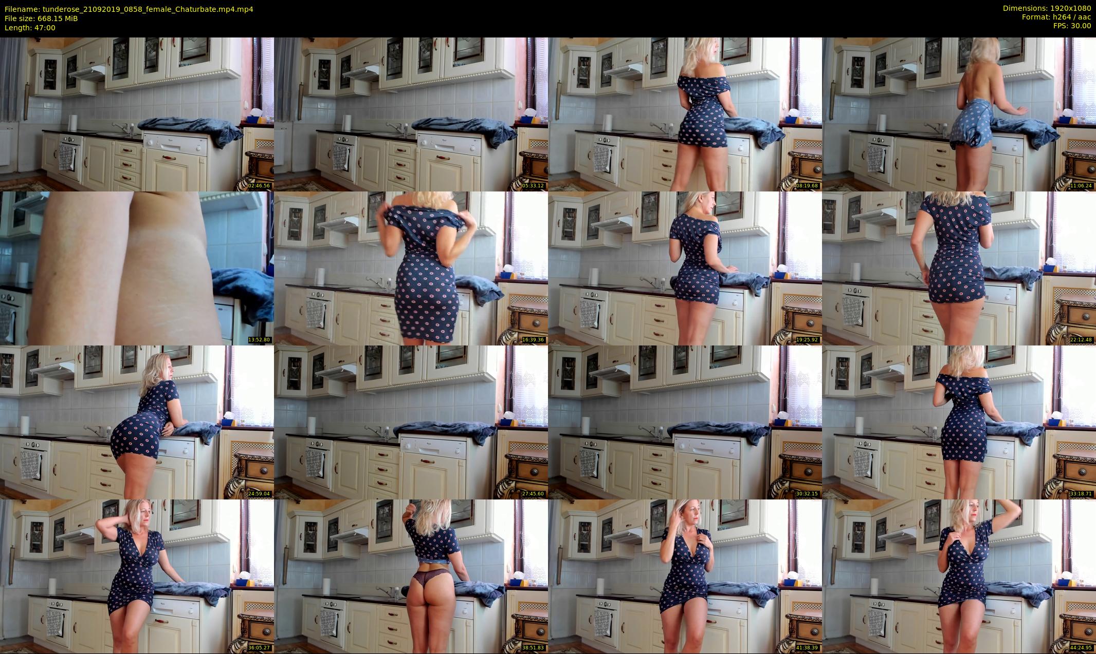 tunderose — 47 minute Chaturbate female cam show recording, 1080p, Sep 21, 2019