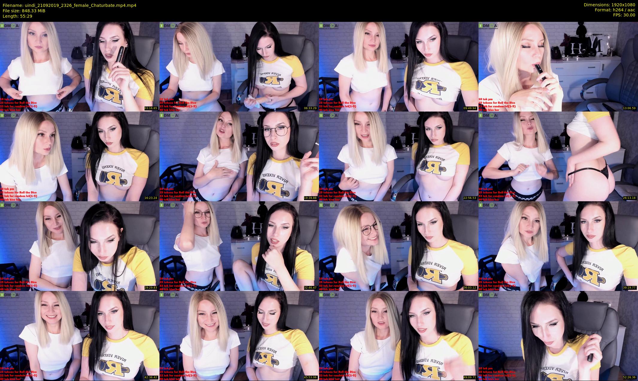uindi — 56 minute Chaturbate female cam show recording, 1080p, Sep 21, 2019