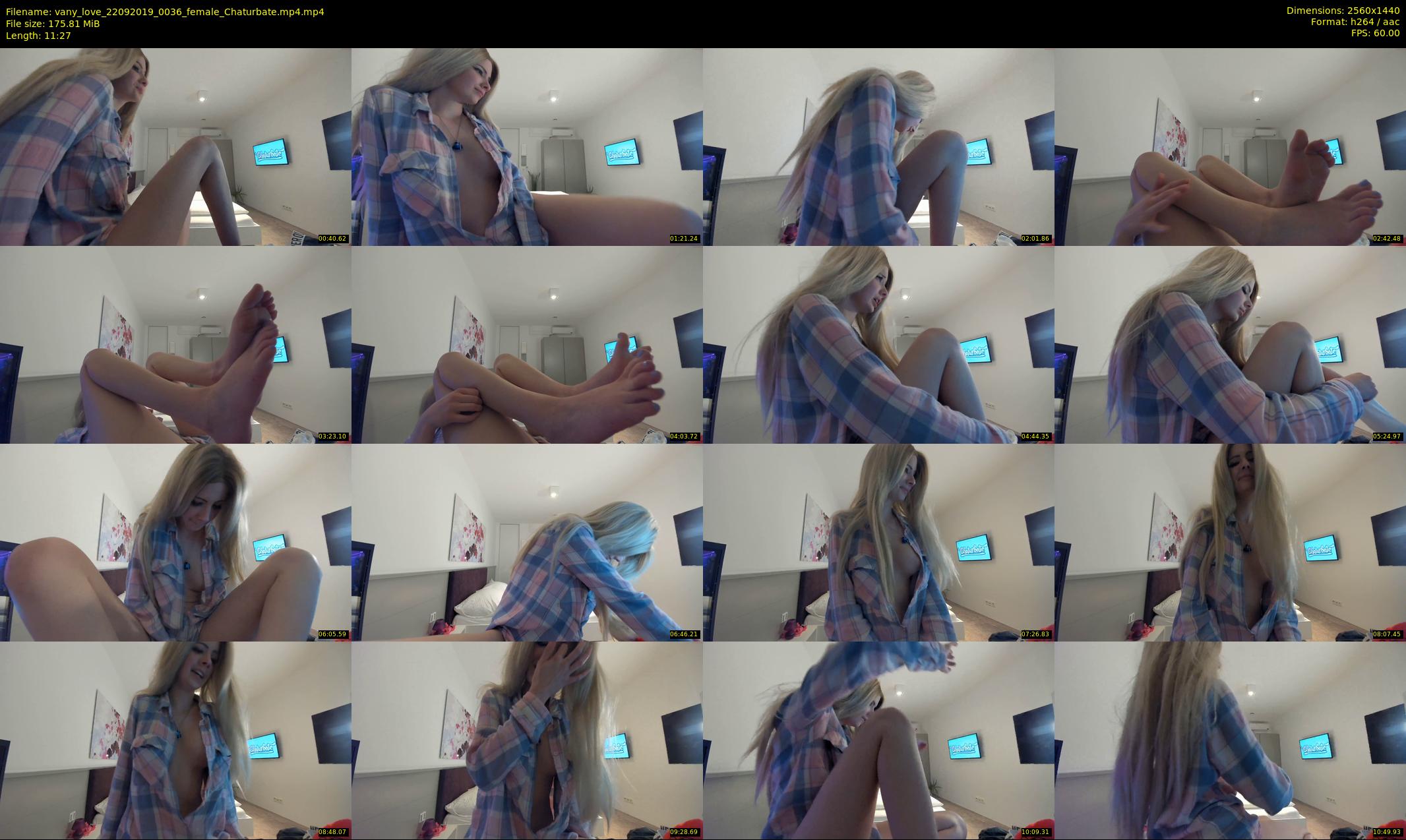 vany_love — 12 minute Chaturbate female cam show recording, 1080p, Sep 22, 2019