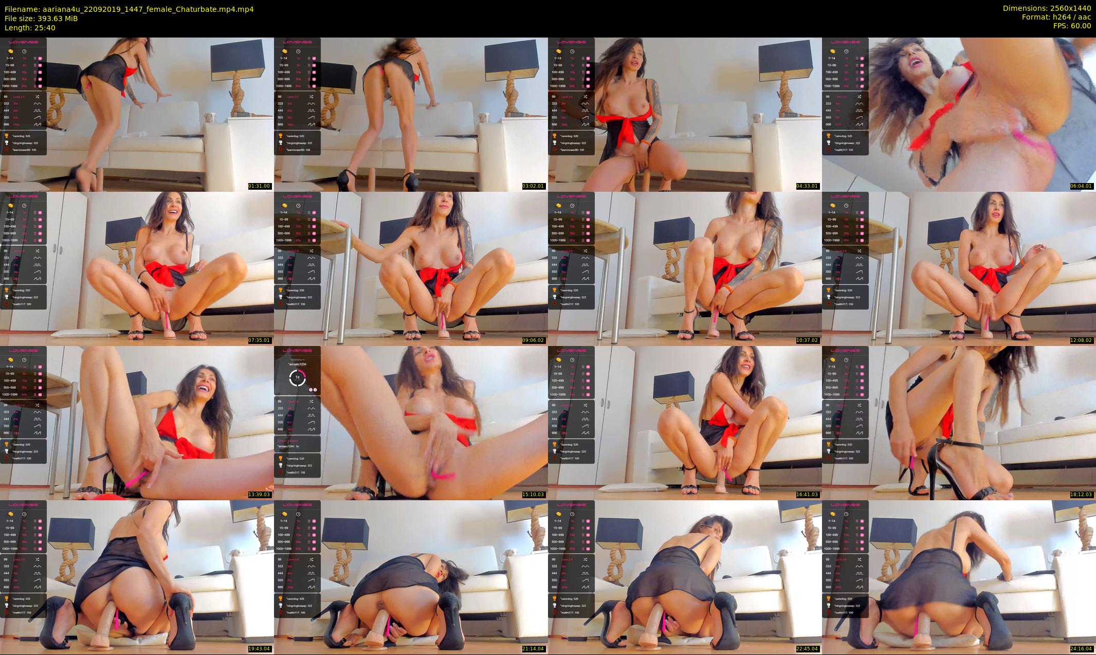 aariana4u — 26 minute Chaturbate female cam show recording, 1080p, Sep 22, 2019