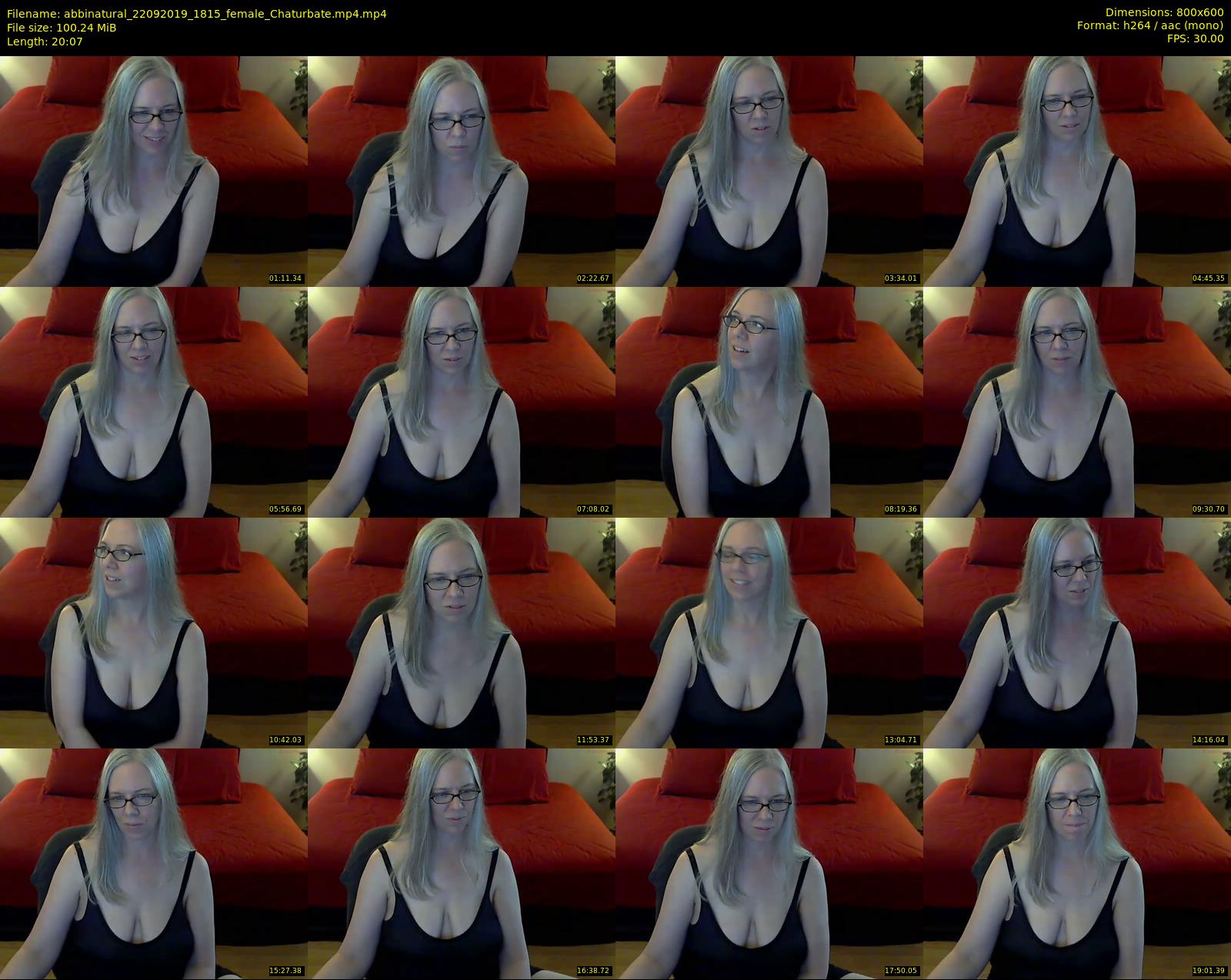 abbinatural — 21 minute Chaturbate female cam show recording, 480p, Sep 22, 2019