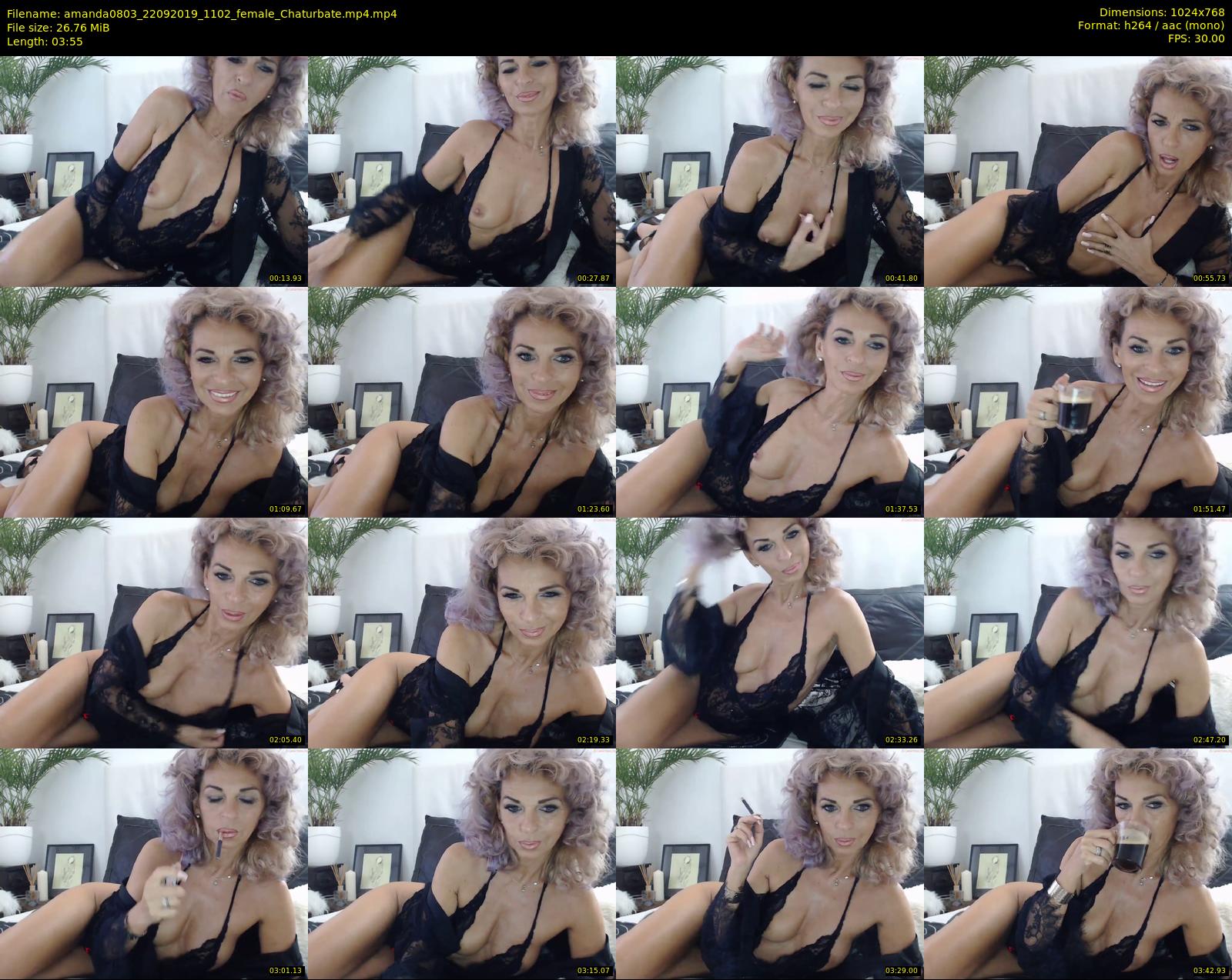 amanda0803 — 4 minute Chaturbate female cam show recording, 720p, Sep 22, 2019
