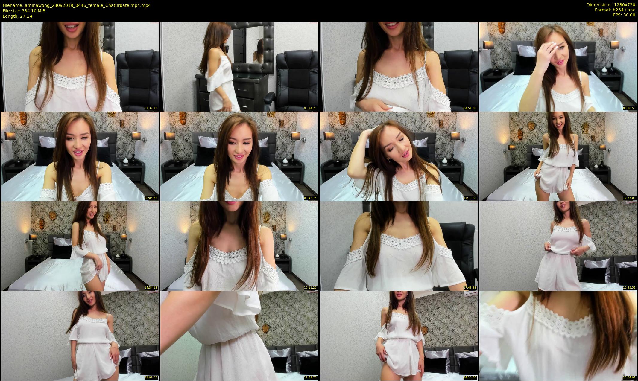 aminawong — 28 minute Chaturbate female cam show recording, 720p, Sep 23, 2019