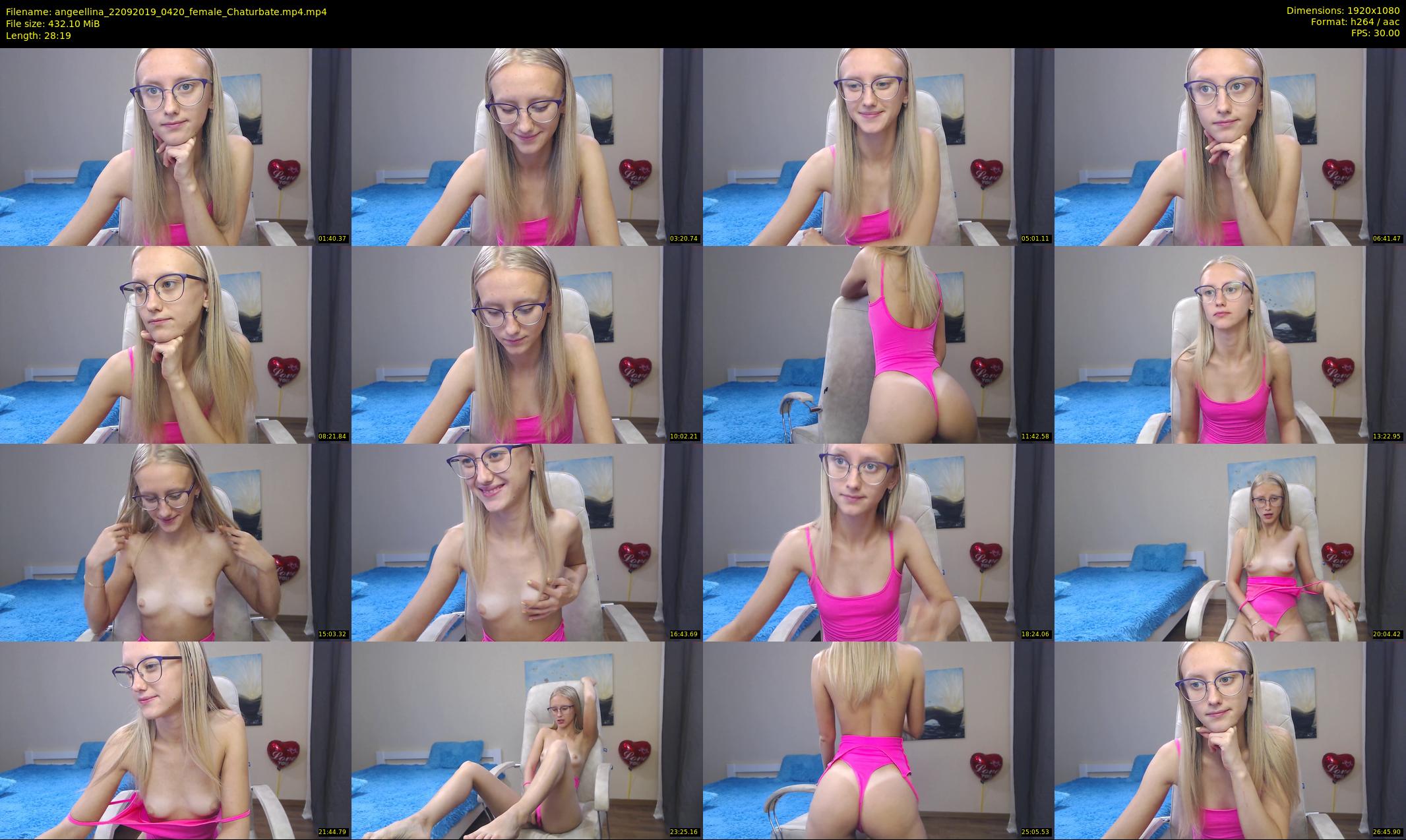 angeellina — 29 minute Chaturbate female cam show recording, 1080p, Sep 22, 2019
