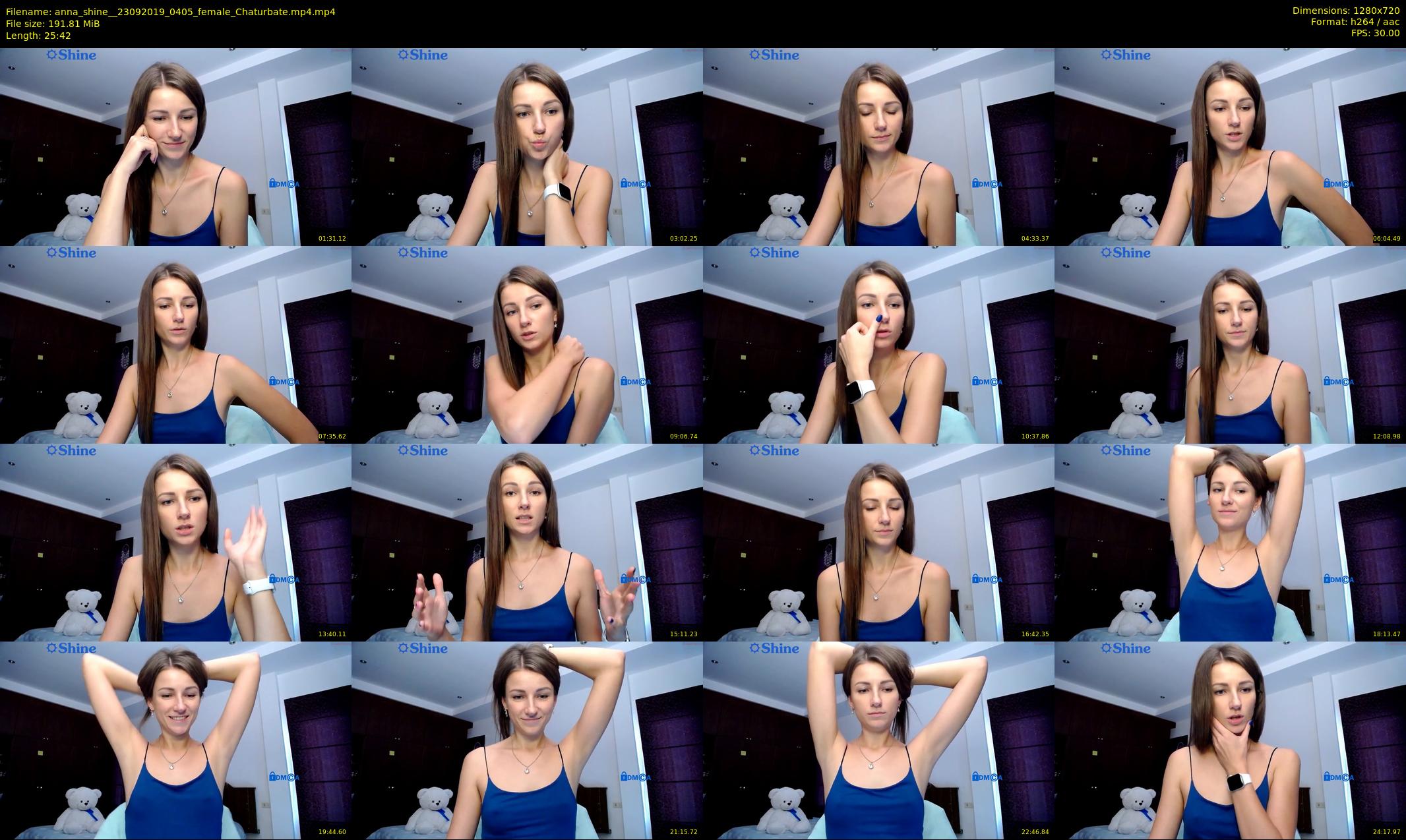 anna_shine_ — 26 minute Chaturbate female cam show recording, 720p, Sep 23, 2019