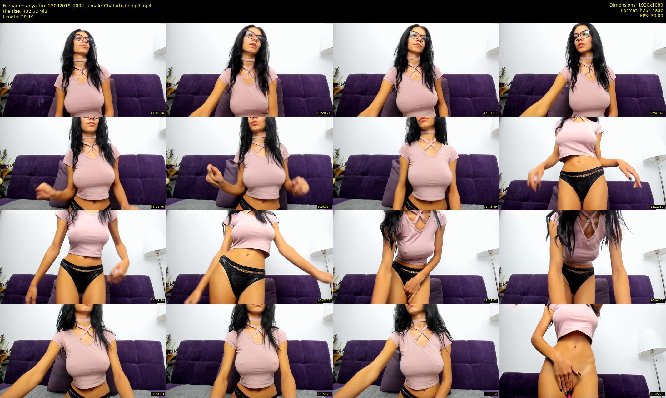 anya_fox — 29 minute Chaturbate female cam show recording, 1080p, Sep 22, 2019