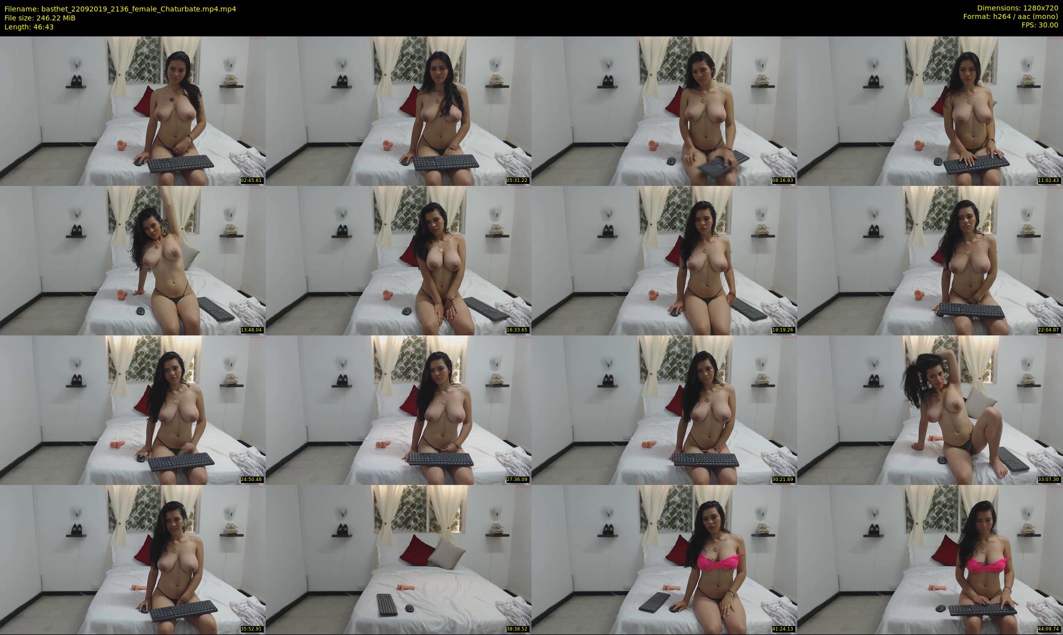 basthet — 47 minute Chaturbate female cam show recording, 720p, Sep 22, 2019