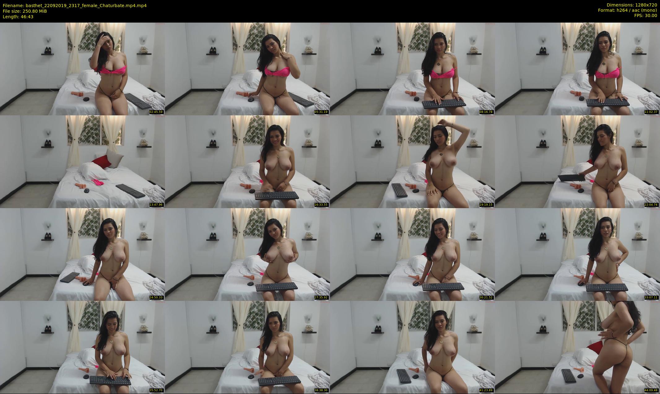 basthet — 47 minute Chaturbate female cam show recording, 720p, Sep 22, 2019