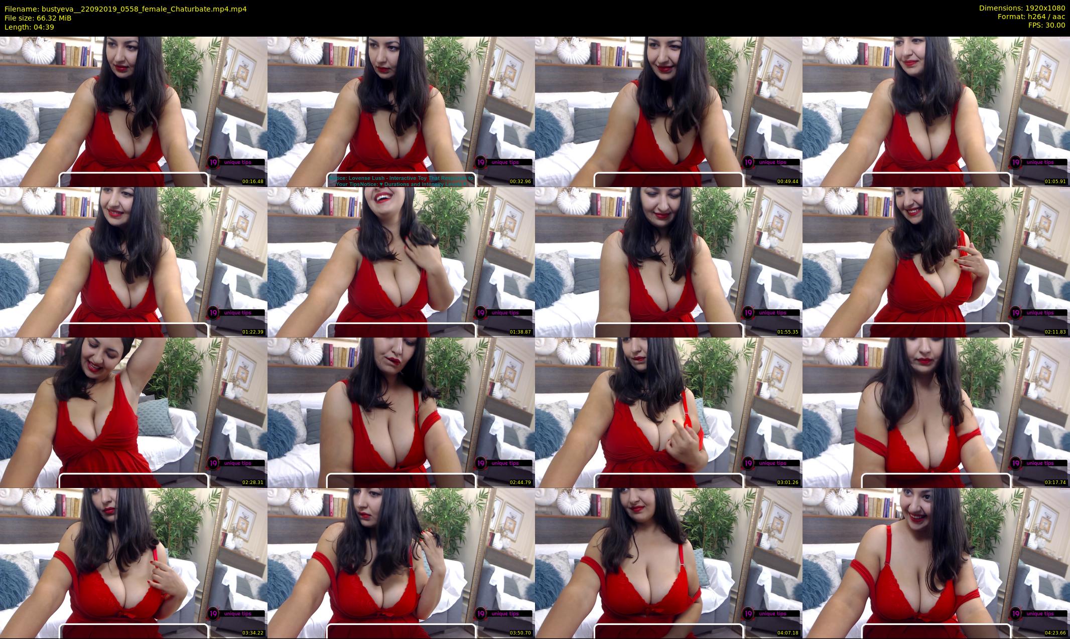 bustyeva_ — 5 minute Chaturbate female cam show recording, 1080p, Sep 22, 2019