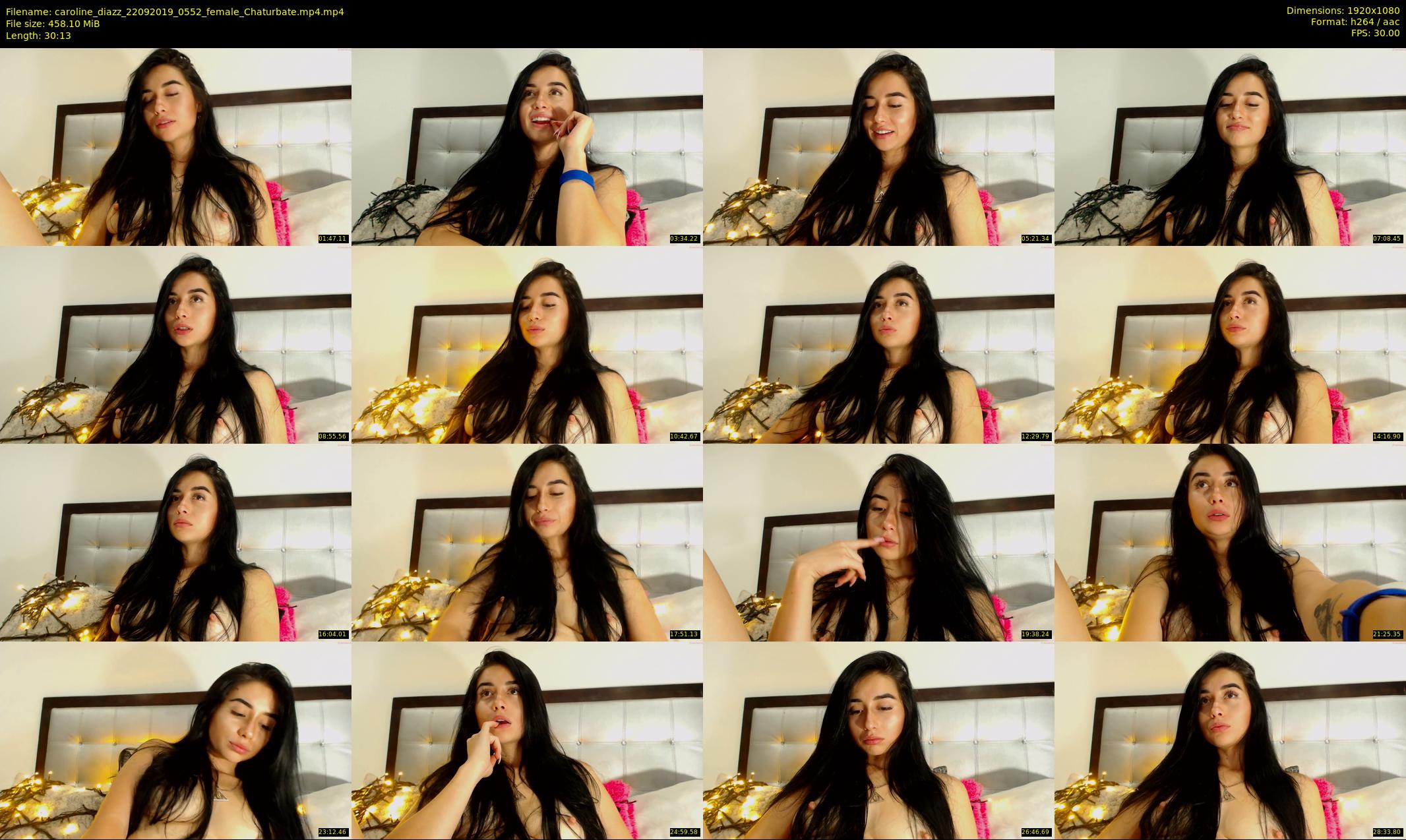 caroline_diazz — 31 minute Chaturbate female cam show recording, 1080p, Sep 22, 2019