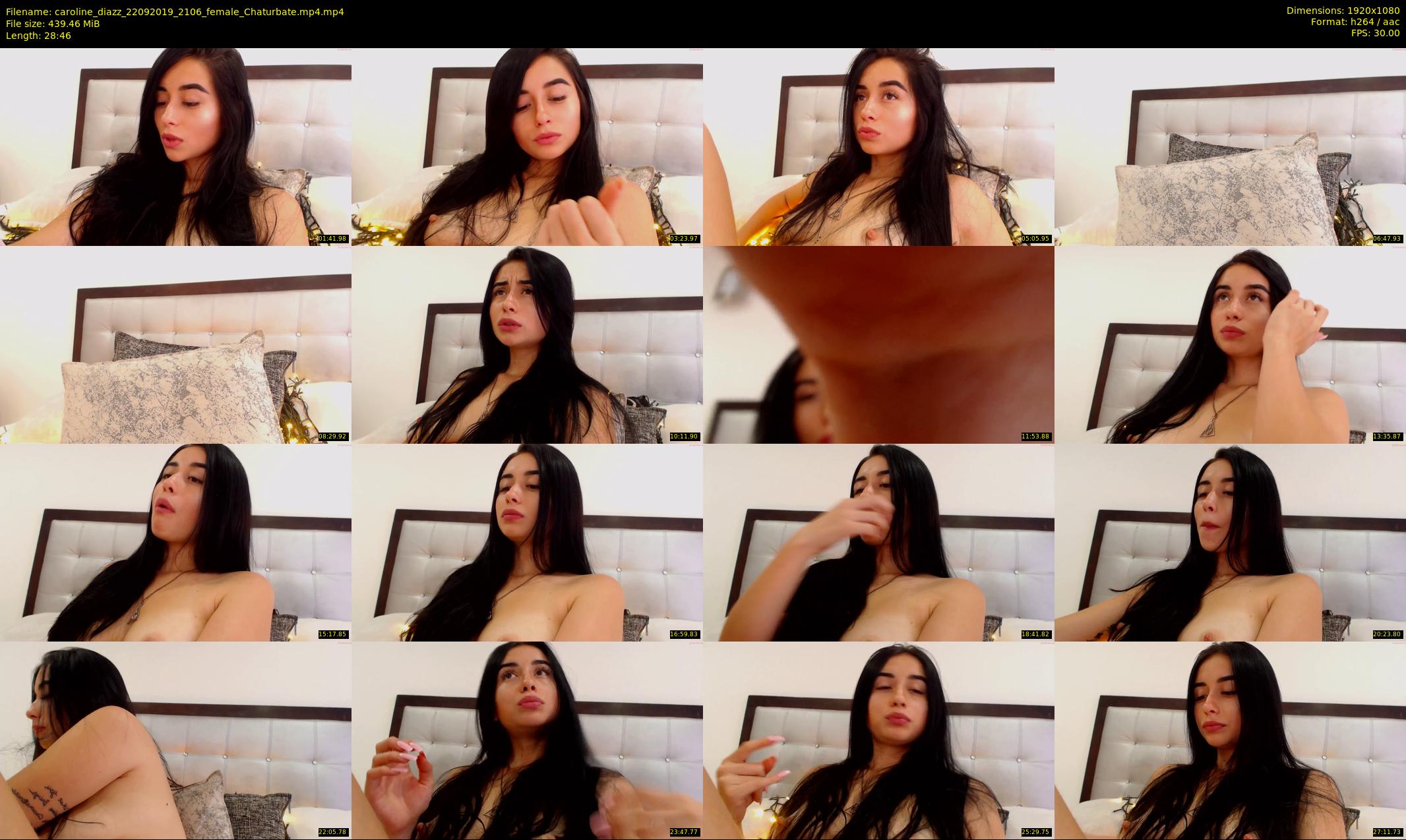 caroline_diazz — 29 minute Chaturbate female cam show recording, 1080p, Sep 22, 2019