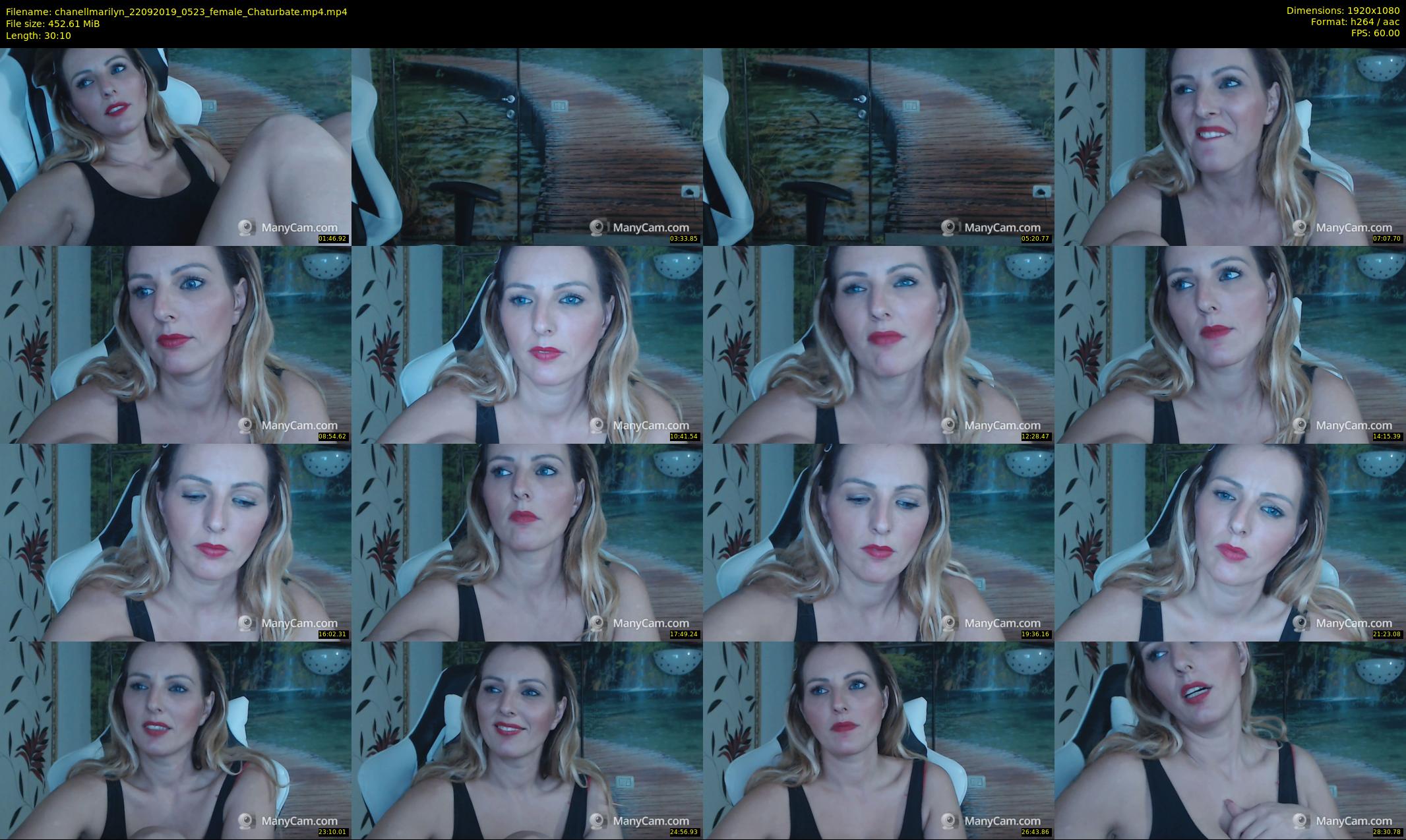 chanellmarilyn — 31 minute Chaturbate female cam show recording, 1080p, Sep 22, 2019