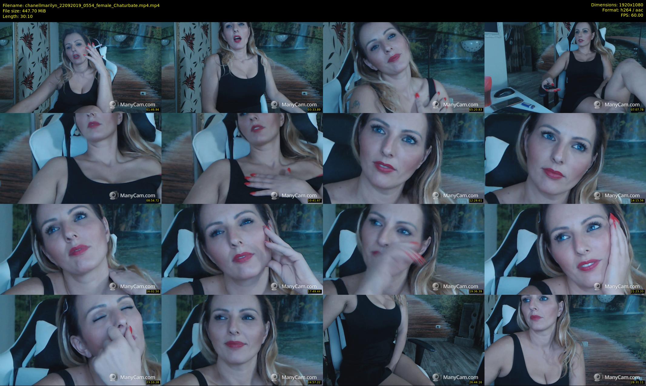 chanellmarilyn — 31 minute Chaturbate female cam show recording, 1080p, Sep 22, 2019
