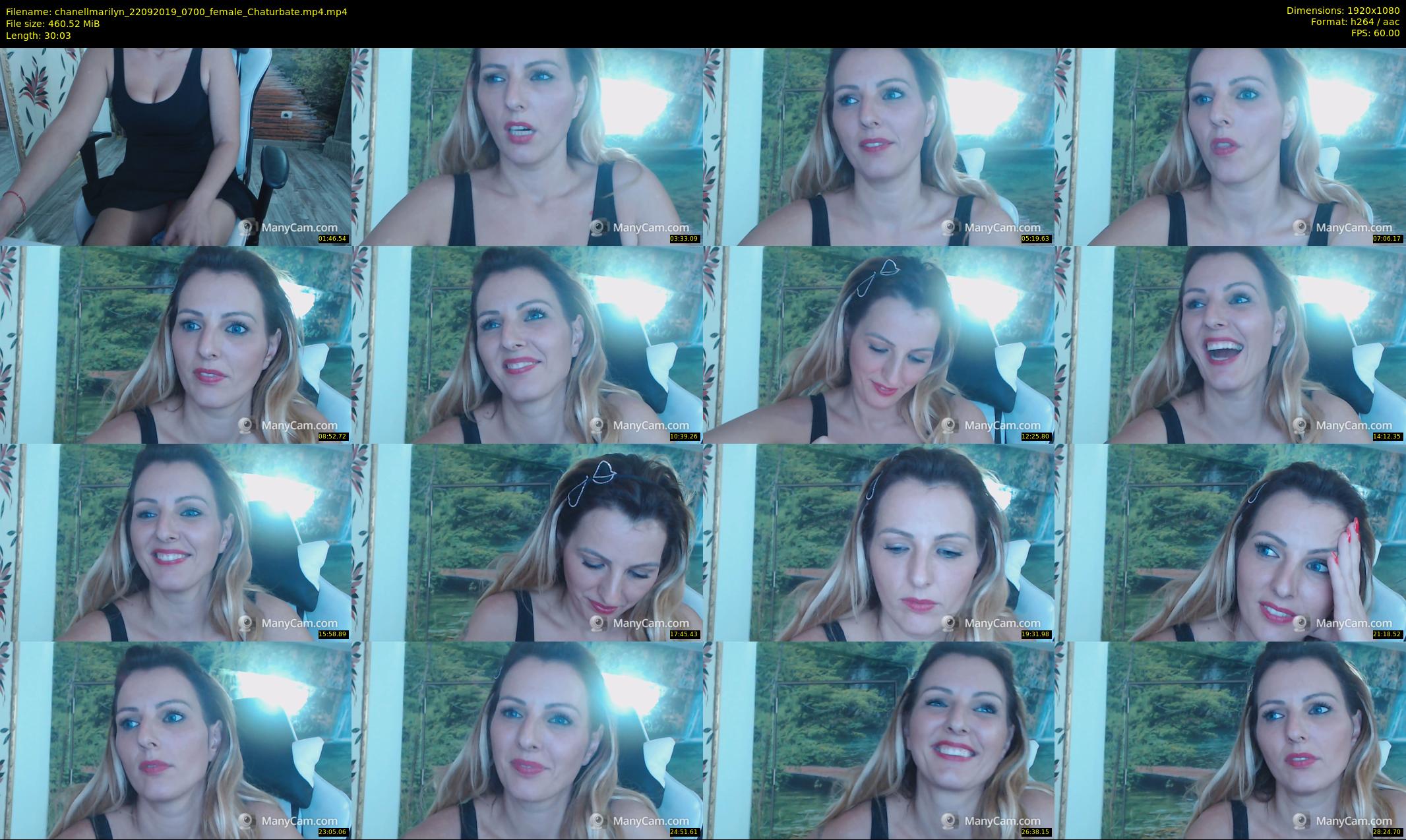 chanellmarilyn — 31 minute Chaturbate female cam show recording, 1080p, Sep 22, 2019