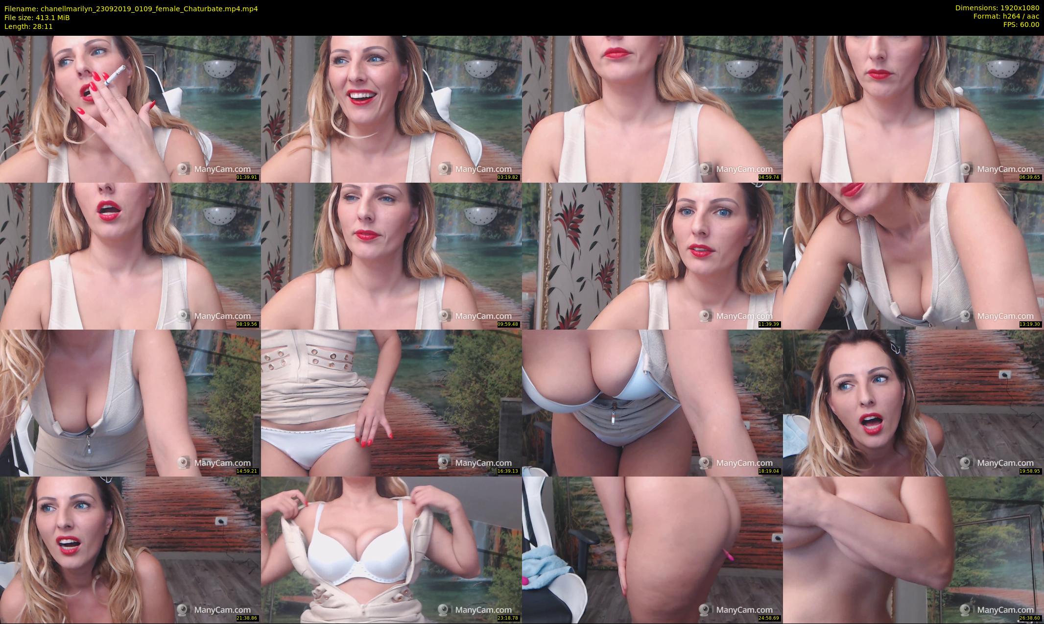 chanellmarilyn — 29 minute Chaturbate female cam show recording, 1080p, Sep 23, 2019